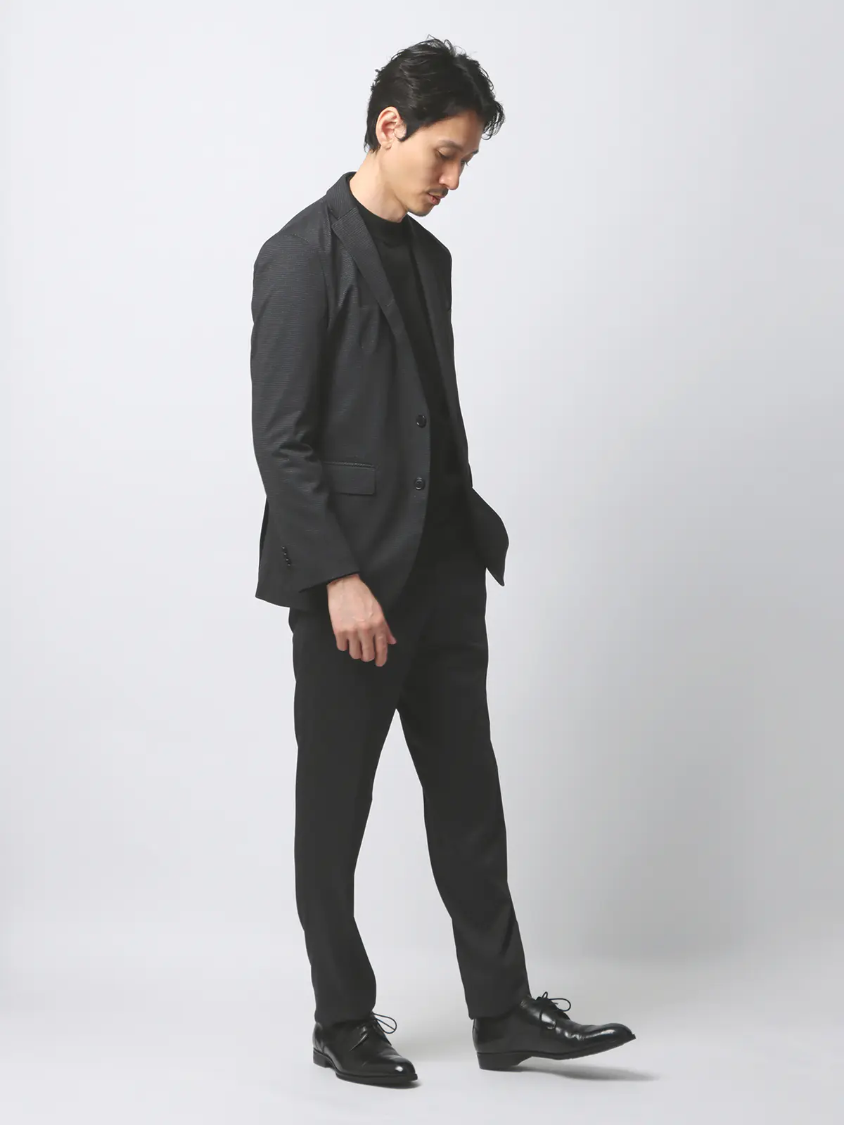 最高パンツ／テーパードパンツ／ウォッシャブル／NONIRON／ストレッチ／形態安定／RS07-S グレー系 S