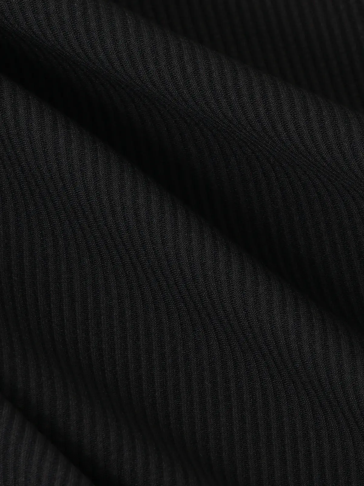 GOOVI／イージーパンツ／ウォッシャブル／ストレッチ／トリコットシアサッカー ブラック 1