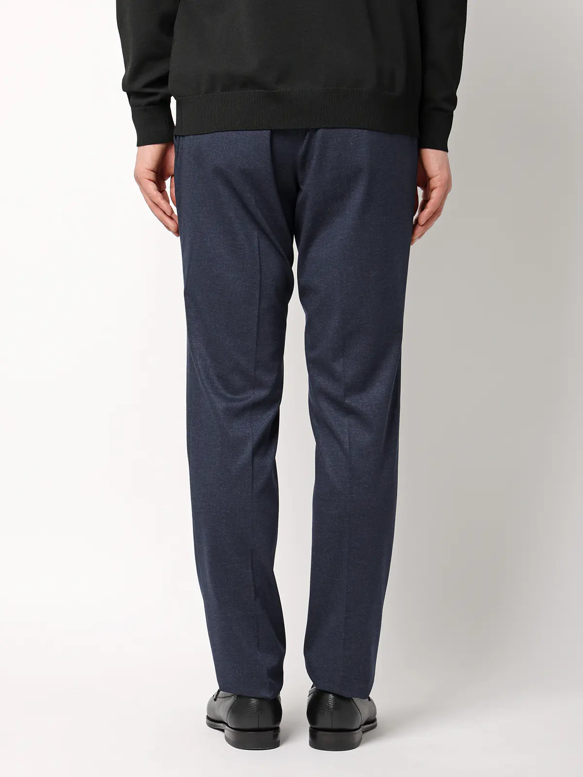 SMACTIVE/テーパードパンツ/ウォッシャブル/ストレッチ/TRジャージー/無地/SL02 ネイビー SS