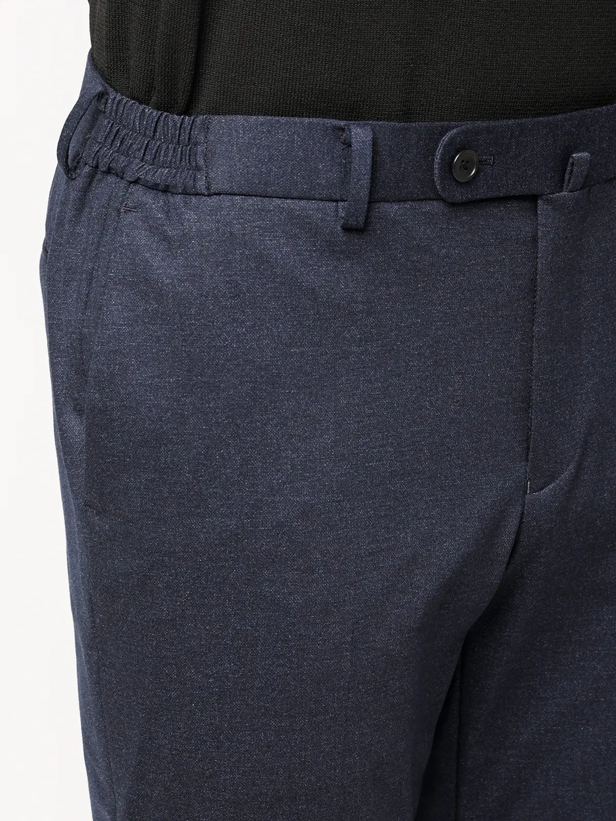 SMACTIVE/テーパードパンツ/ウォッシャブル/ストレッチ/TRジャージー/無地/SL02 ネイビー SS