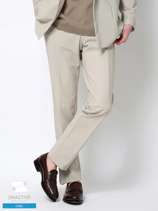 春夏／タックテーパードパンツ