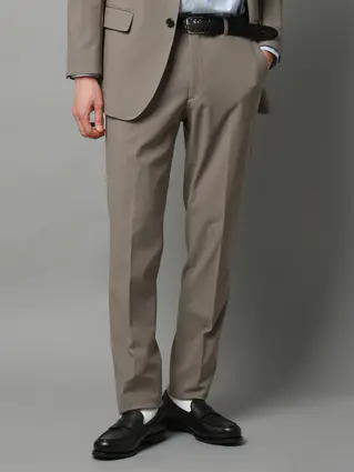 テーパードパンツ／ウォッシャブル／ストレッチ／トリコットジャージー／無地／TM02-S