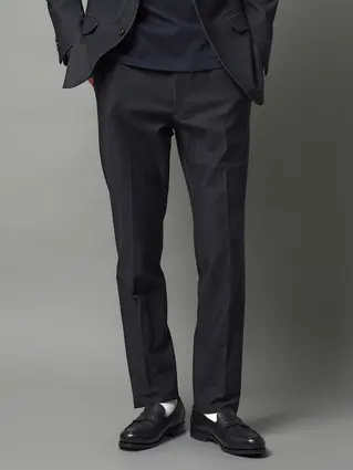 テーパードパンツ／ウォッシャブル／ストレッチ／トリコットジャージー／無地／TM02-S