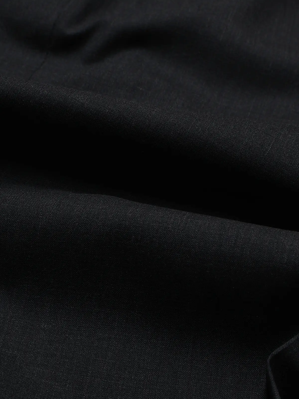 GOOVI／イージーパンツ／SUPER100’sウールトロピカル／無地 チャコール 1