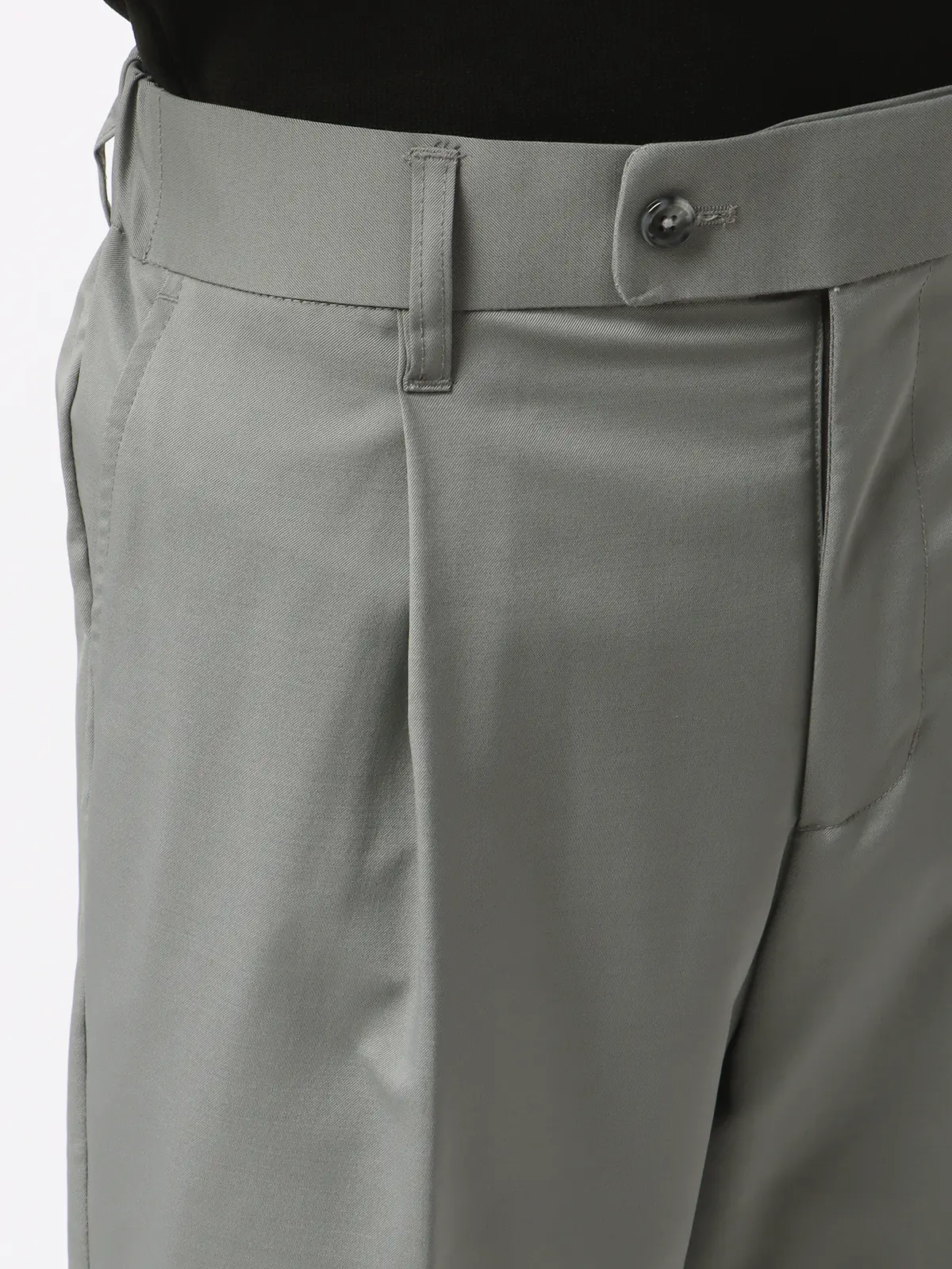 タックイージーパンツ／CANONICO／OFFLIMITS／ストレッチ／無地 グレー LL