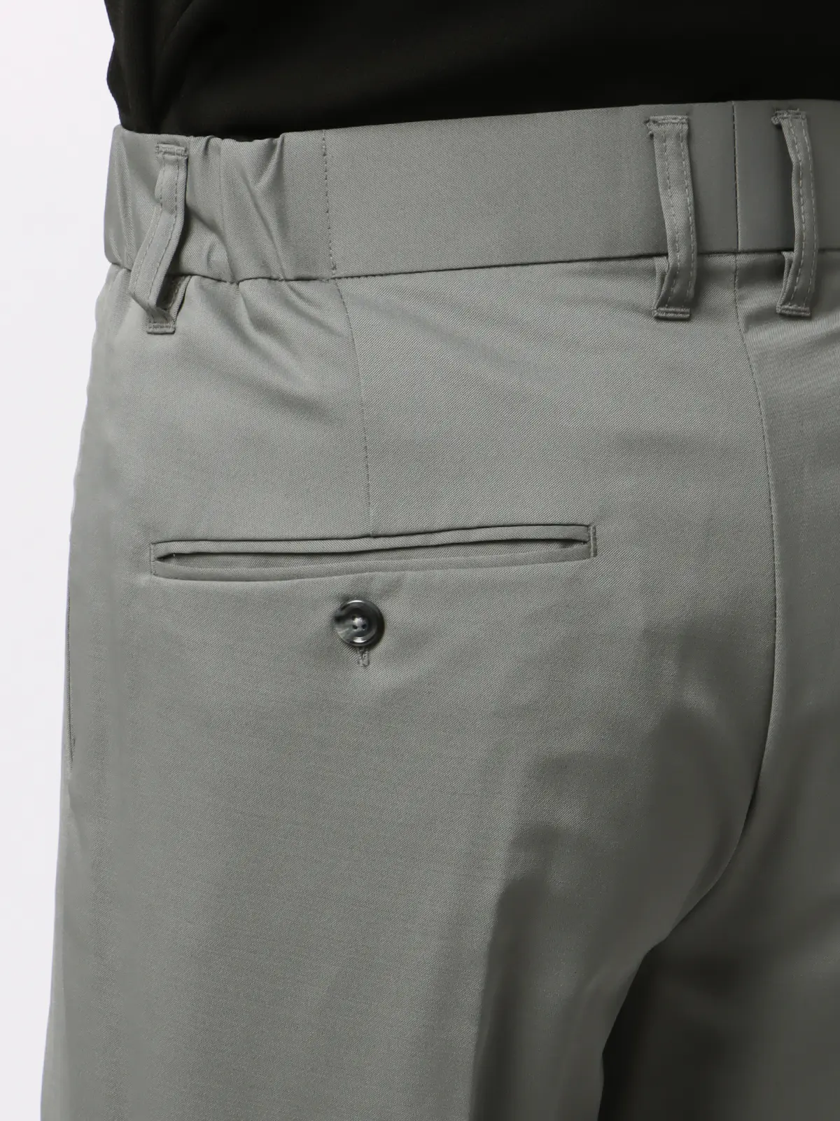 タックイージーパンツ／CANONICO／OFFLIMITS／ストレッチ／無地 グレー LL