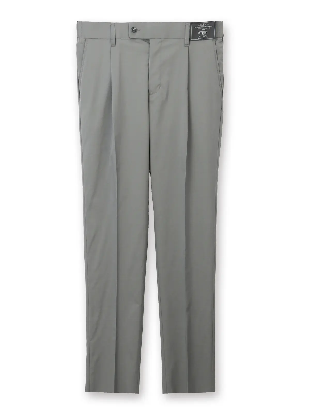タックイージーパンツ／CANONICO／OFFLIMITS／ストレッチ／無地 グレー S