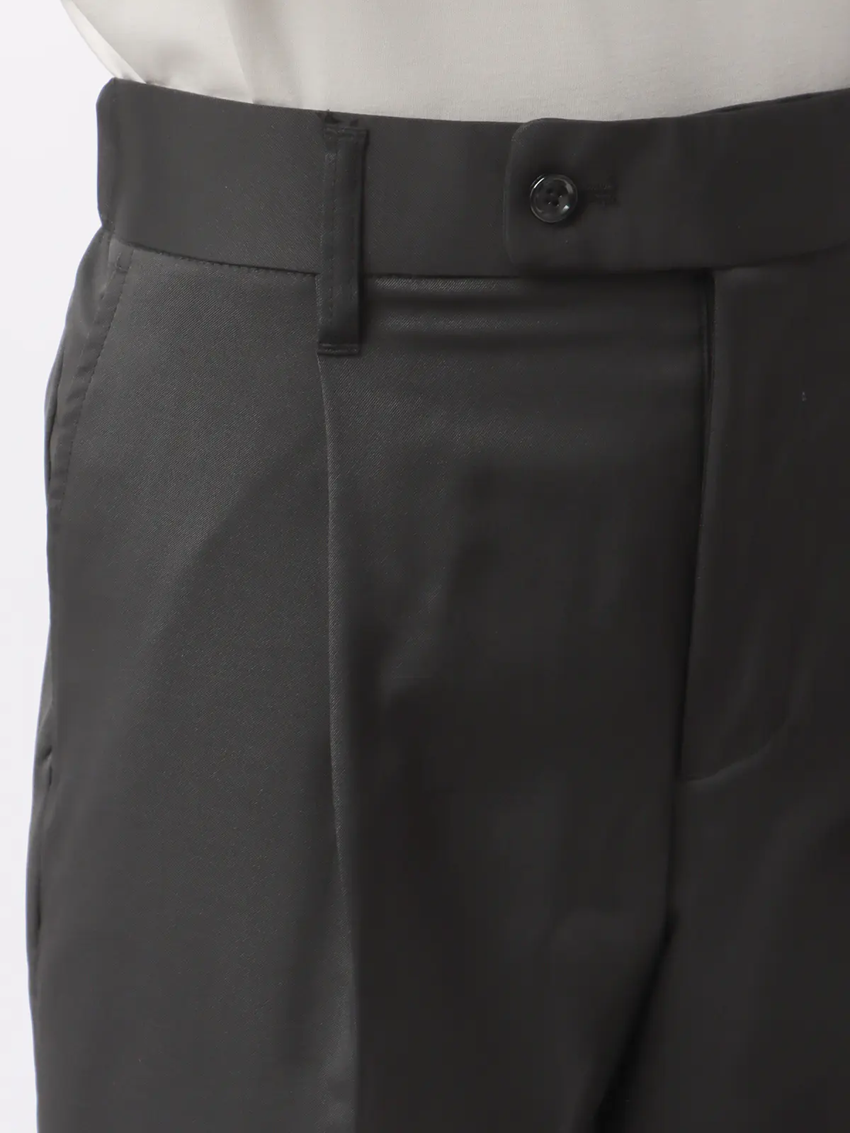 タックイージーパンツ／CANONICO／OFFLIMITS／ストレッチ／無地 ブラック S