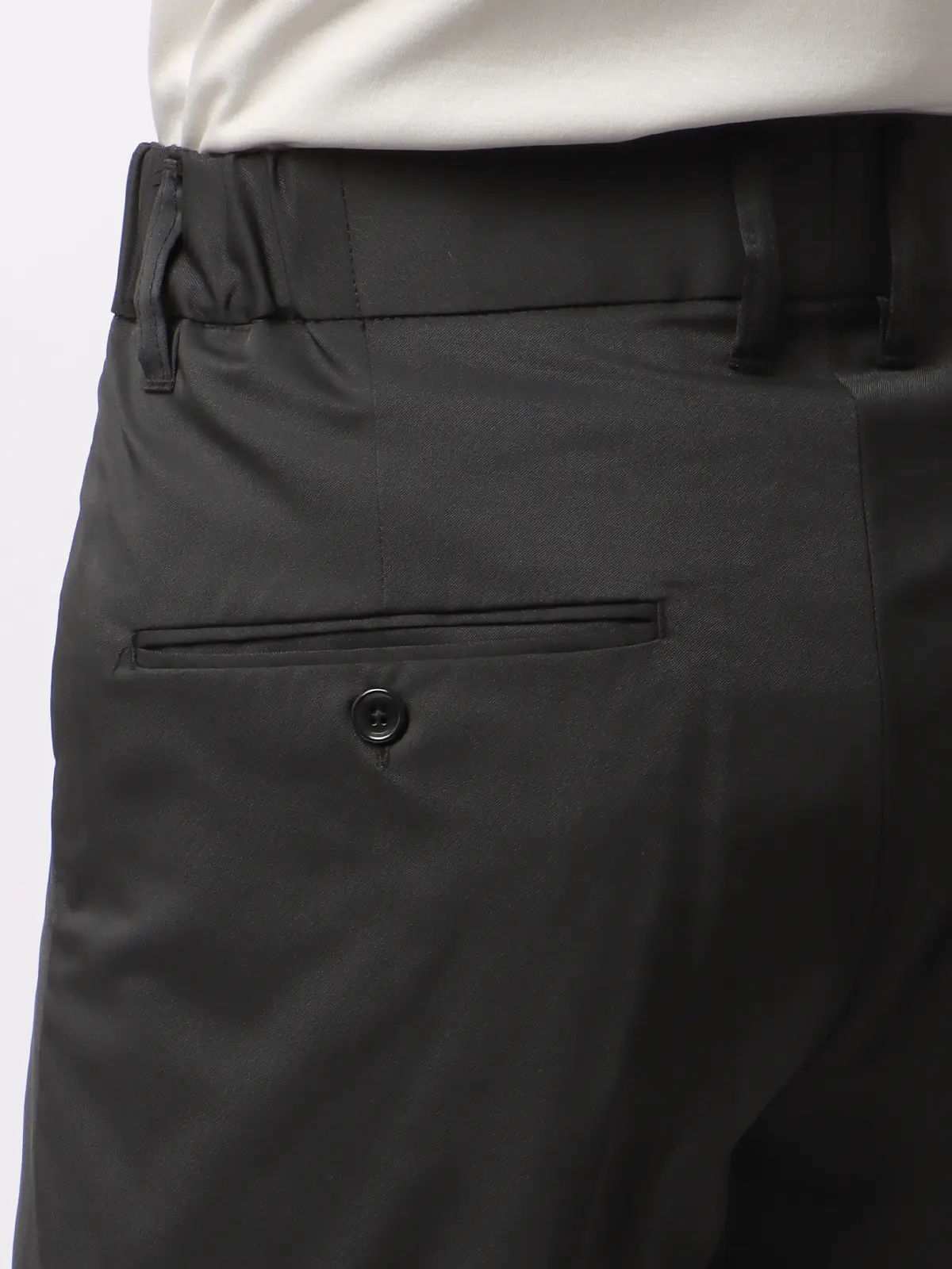 タックイージーパンツ／CANONICO／OFFLIMITS／ストレッチ／無地 ブラック S