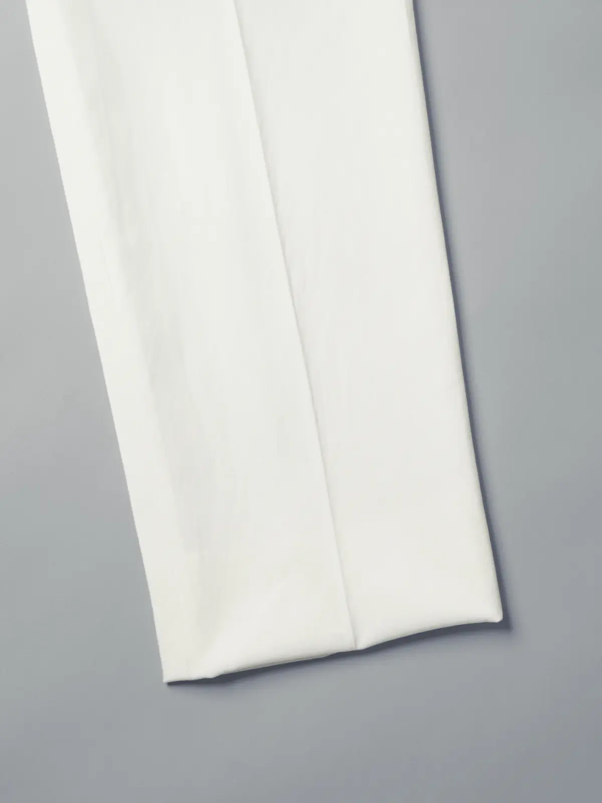 GOOVI／イージーパンツ／リヨセルコットンチノクロス／無地 ホワイト 1