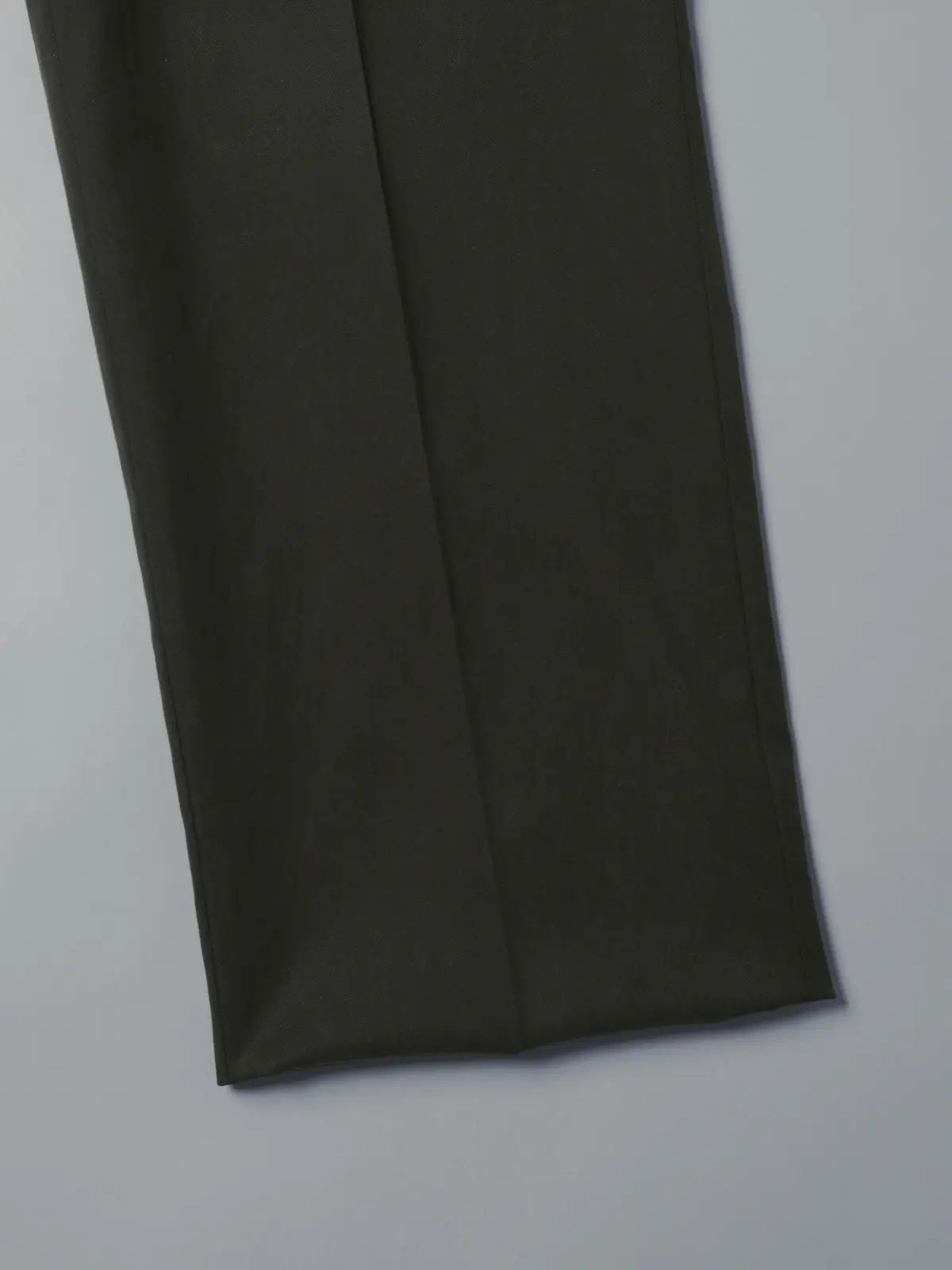 GOOVI／イージーパンツ／リヨセルコットンチノクロス／無地 ブラック 1