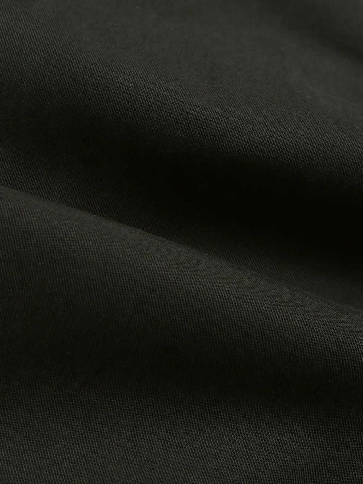 GOOVI／イージーパンツ／リヨセルコットンチノクロス／無地 ブラック 1