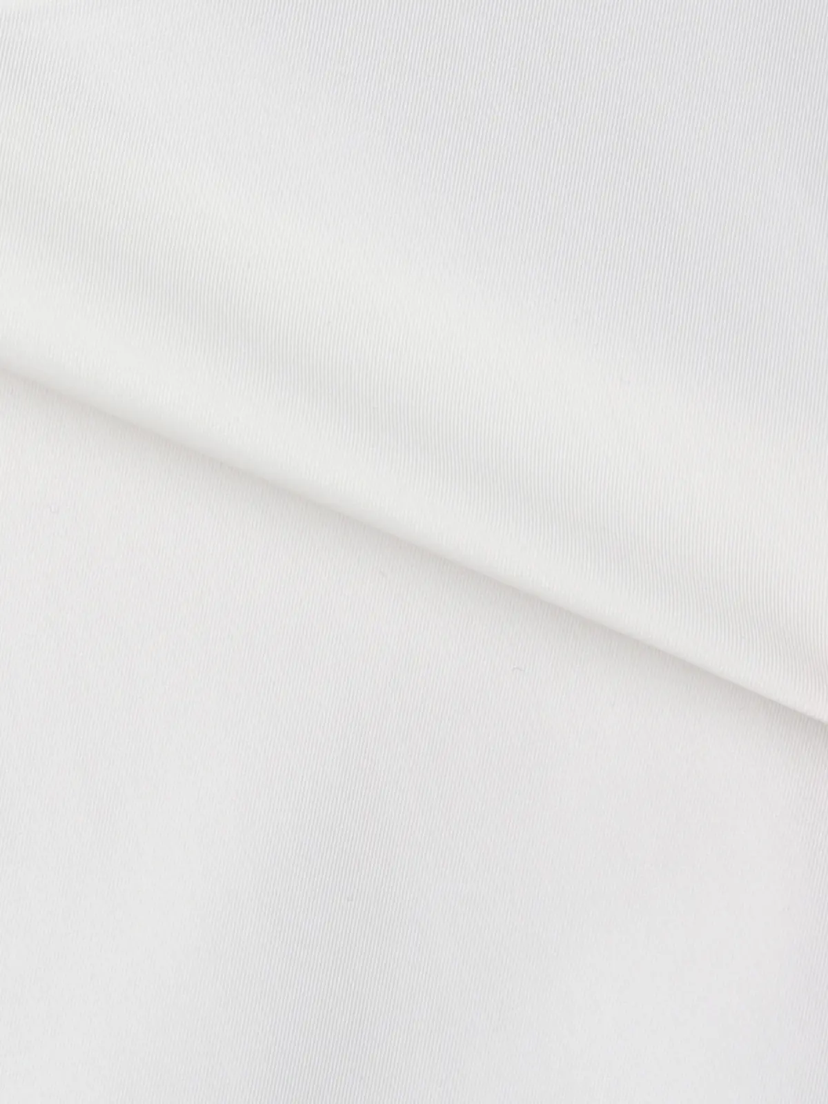 FLAT/テーパードパンツ/ウォッシャブル/ストレッチ/速乾/シルキーツイル/無地/裾上げ済み ホワイト S