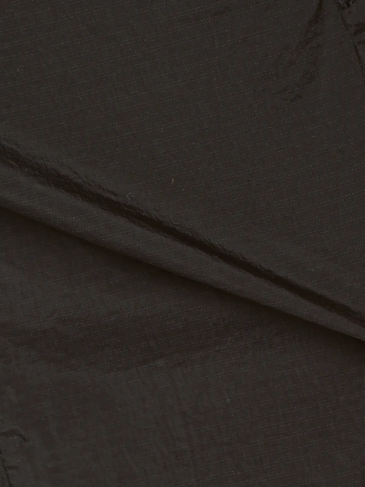 FLAT／イージーパンツ／ウォッシャブル／UVカット／軽量／ナイロンワッシャー／無地／裾上げ済み ブラック M