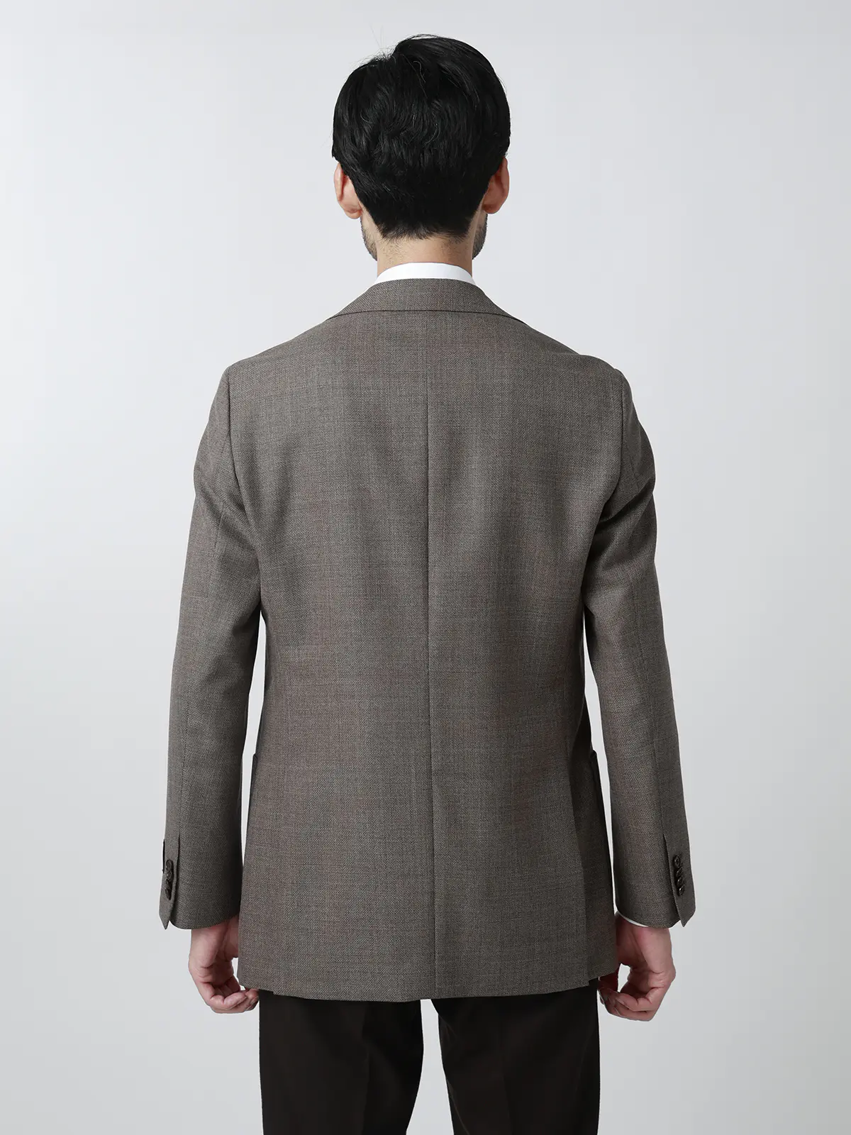 ジャケット/CANONICO/ウールメッシュ/織柄/TR27 ベージュ 体型(DROP):普通 6DROP(A体),身長:170cm