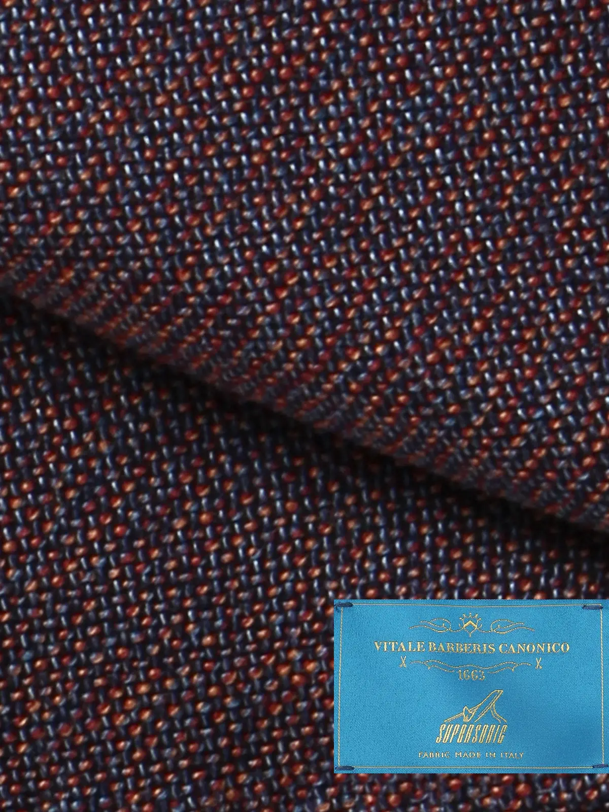 【訳アリ商品】メランジジャケット／CANONICO／ウールLYCRA／スリープライ／RI05 パープル 体型（DROP):普通　6DROP(A体),身長:165cm