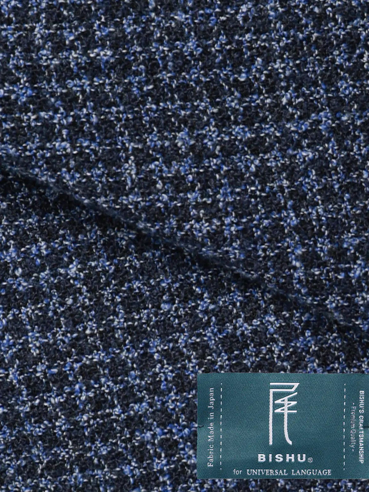 ジャケット／尾州／コットンウール／リングメッシュ／ハウンドトゥース／TR27 ネイビー 体型（DROP):普通　6DROP(A体),身長:165cm