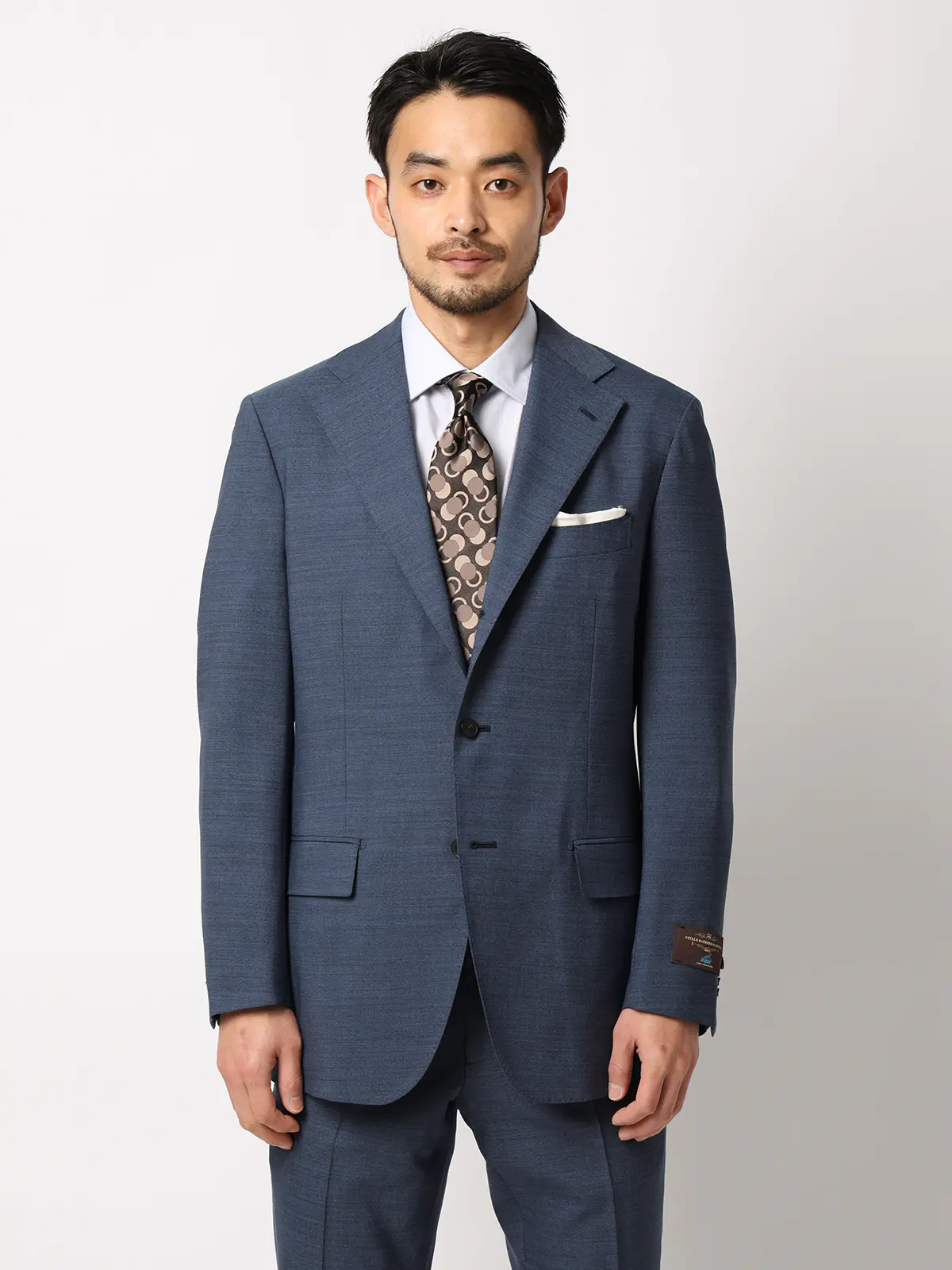 ジャケット／CANONICO／SUPERSONIC／トロピカルウール／無地／TR27 ブルー 体型（DROP):普通　6DROP(A体),身長:160cm