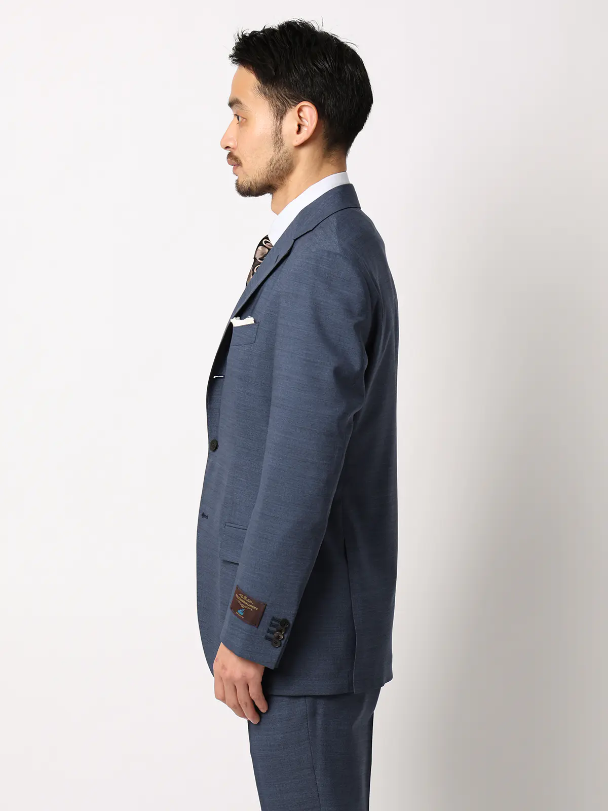 ジャケット／CANONICO／SUPERSONIC／トロピカルウール／無地／TR27 ブルー 体型（DROP):普通　6DROP(A体),身長:160cm