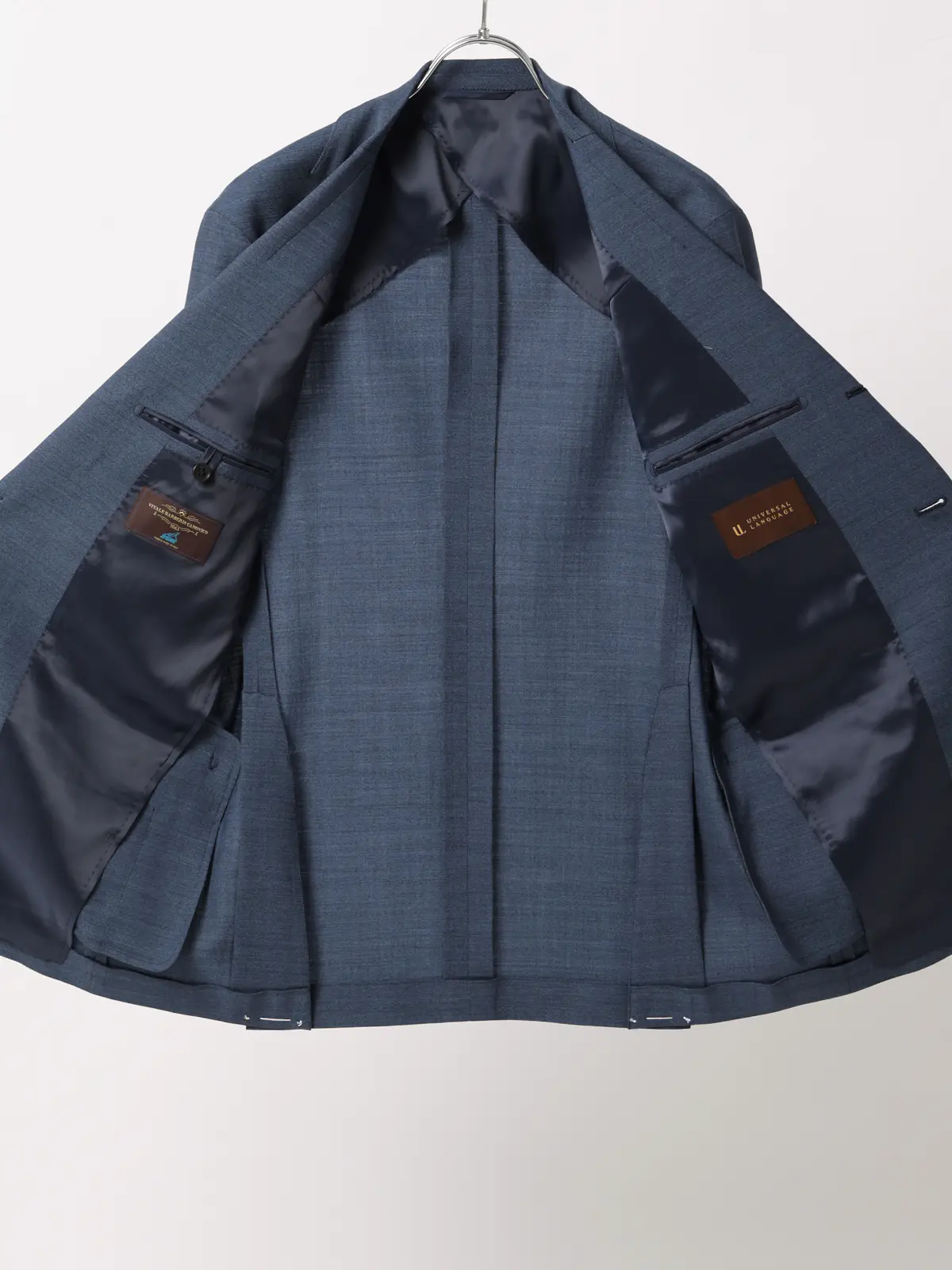 ジャケット／CANONICO／SUPERSONIC／トロピカルウール／無地／TR27 ブルー 体型（DROP):普通　6DROP(A体),身長:160cm