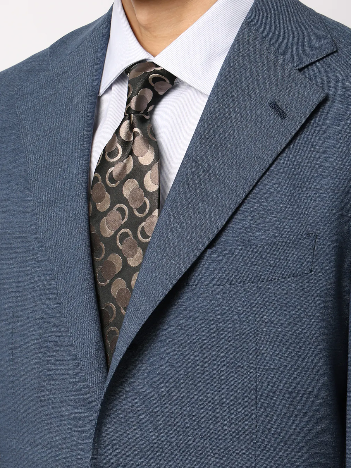 ジャケット／CANONICO／SUPERSONIC／トロピカルウール／無地／TR27 ブルー 体型（DROP):普通　6DROP(A体),身長:160cm