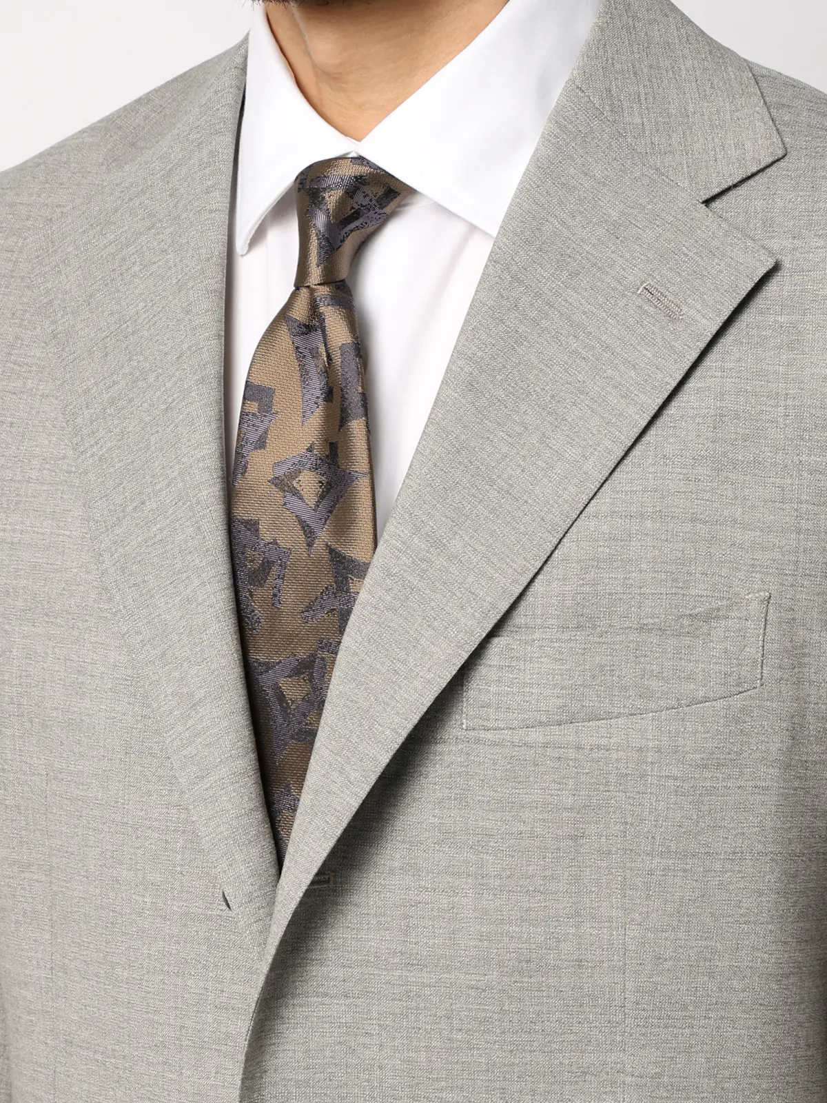 ジャケット／CANONICO／SUPERSONIC／トロピカルウール／無地／TR27 ベージュ 体型（DROP):普通　6DROP(A体),身長:160cm