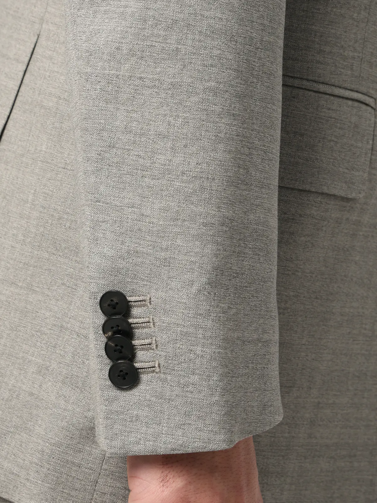 ジャケット／CANONICO／SUPERSONIC／トロピカルウール／無地／TR27 ベージュ 体型（DROP):普通　6DROP(A体),身長:160cm