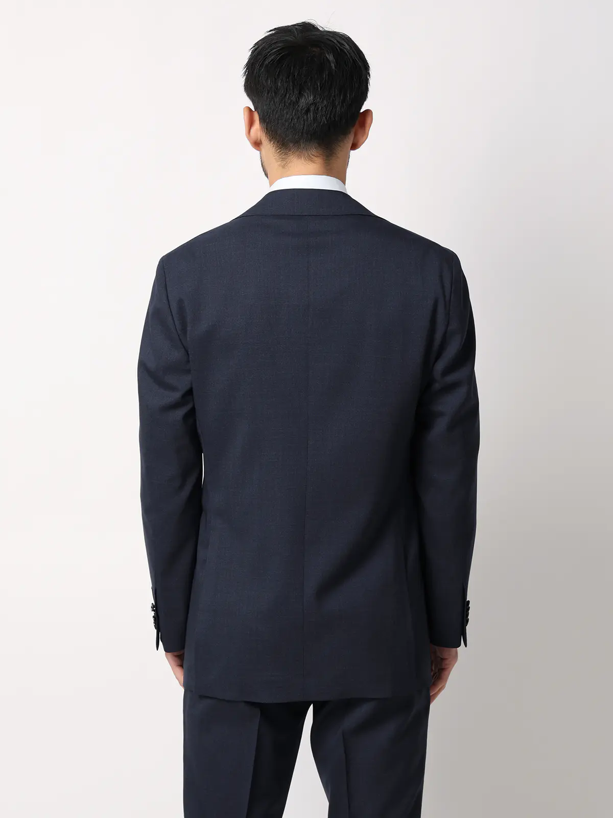 ジャケット／CANONICO／SUPERSONIC／トロピカルウール／無地／TR27 ネイビー 体型（DROP):普通　6DROP(A体),身長:160cm