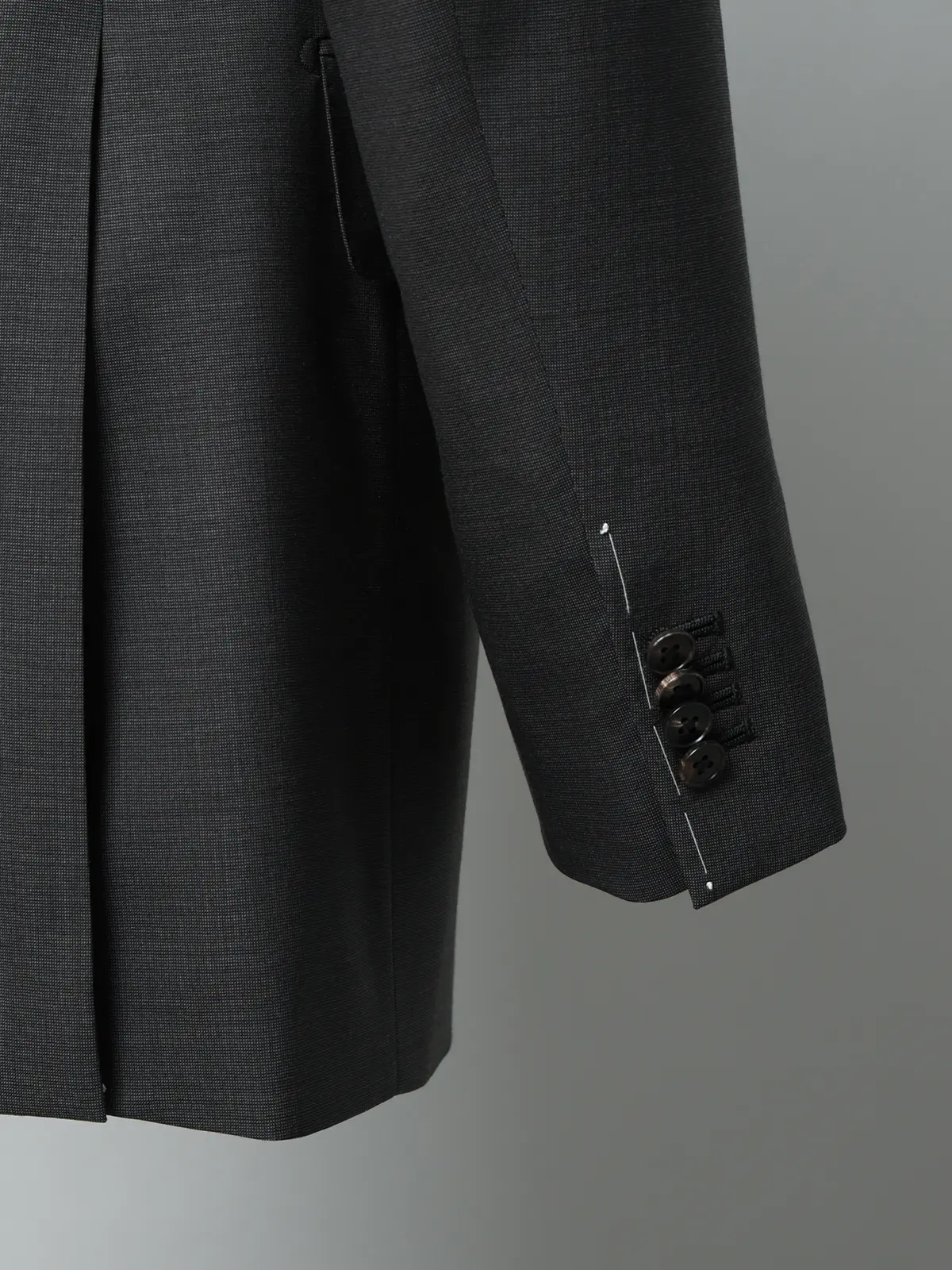 FUMIYA HIRANO/ジャケット/SUPER100'sウールトロピカル/織柄/FH01 グレー 体型(DROP):普通 6DROP(A体),身長:165cm