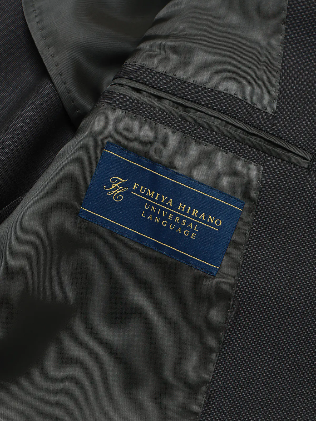 FUMIYA HIRANO/ジャケット/SUPER100'sウールトロピカル/織柄/FH01 グレー 体型(DROP):普通 6DROP(A体),身長:165cm