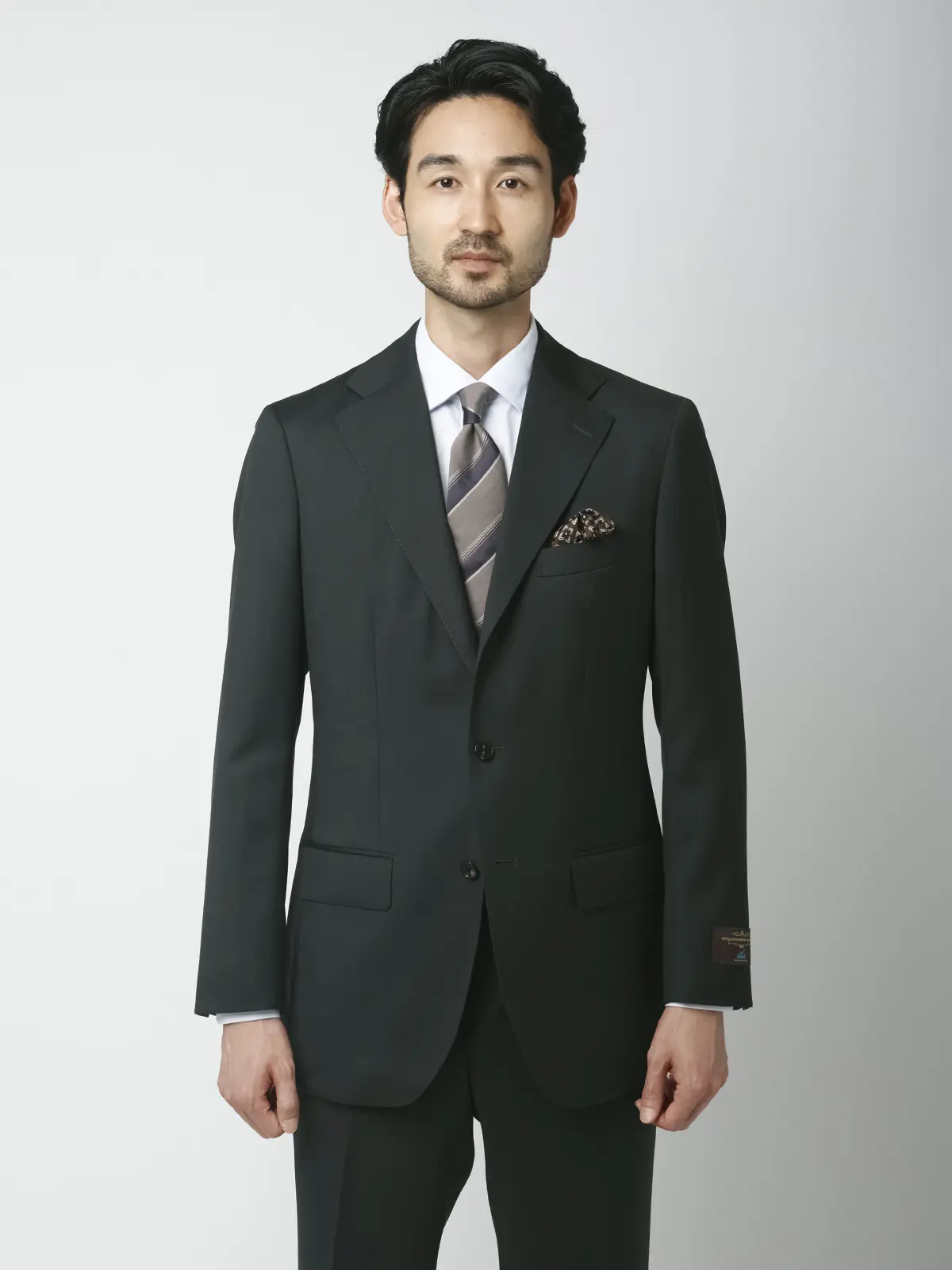 ジャケット/CANONICO/SUPERSONIC/21μPRUNELLE/無地/TR27 グリーン 体型(DROP):普通 6DROP(A体),身長:160cm