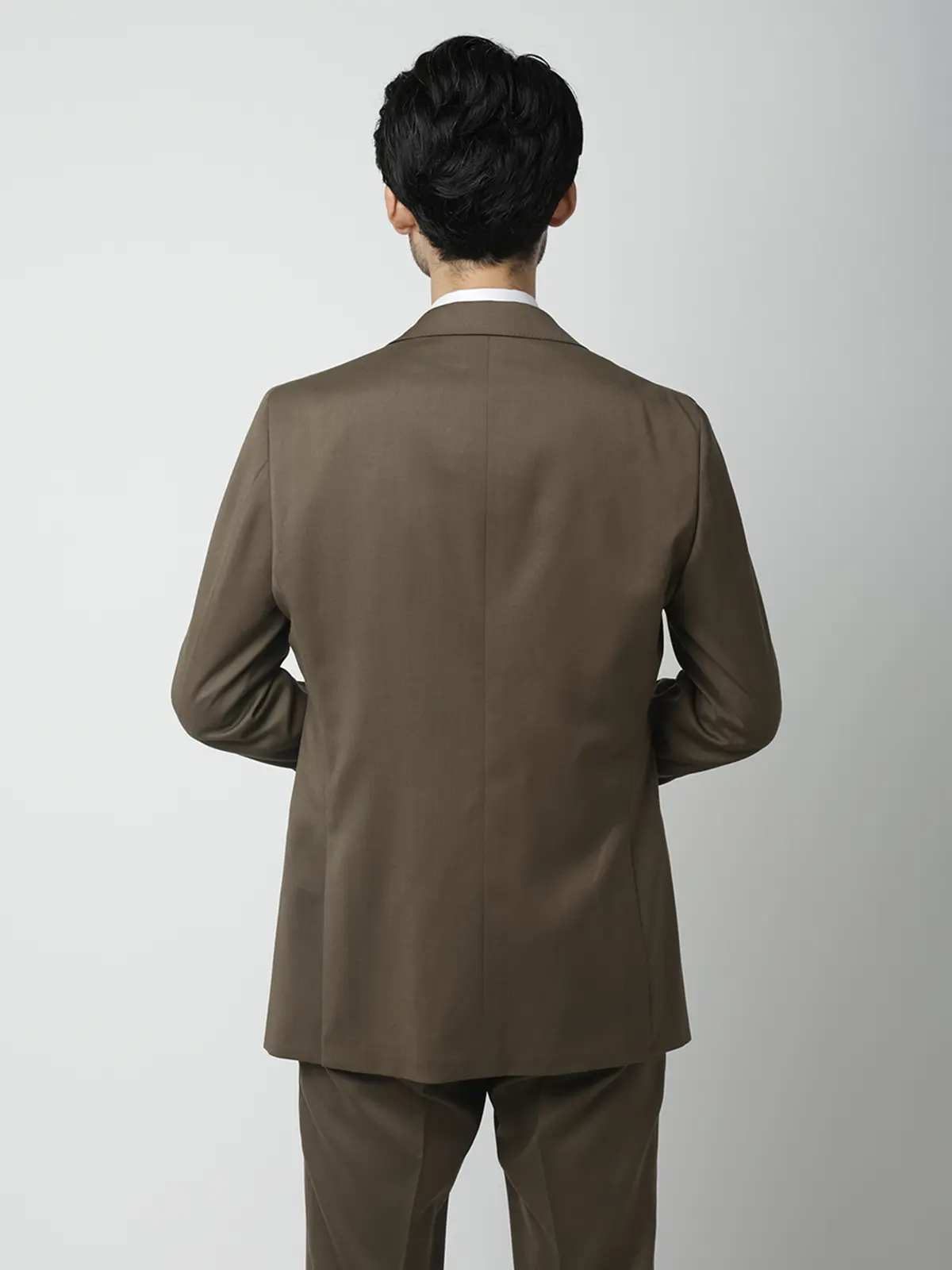 ジャケット/CANONICO/SUPERSONIC/21μPRUNELLE/無地/TR27 ブラウン 体型(DROP):普通 6DROP(A体),身長:165cm