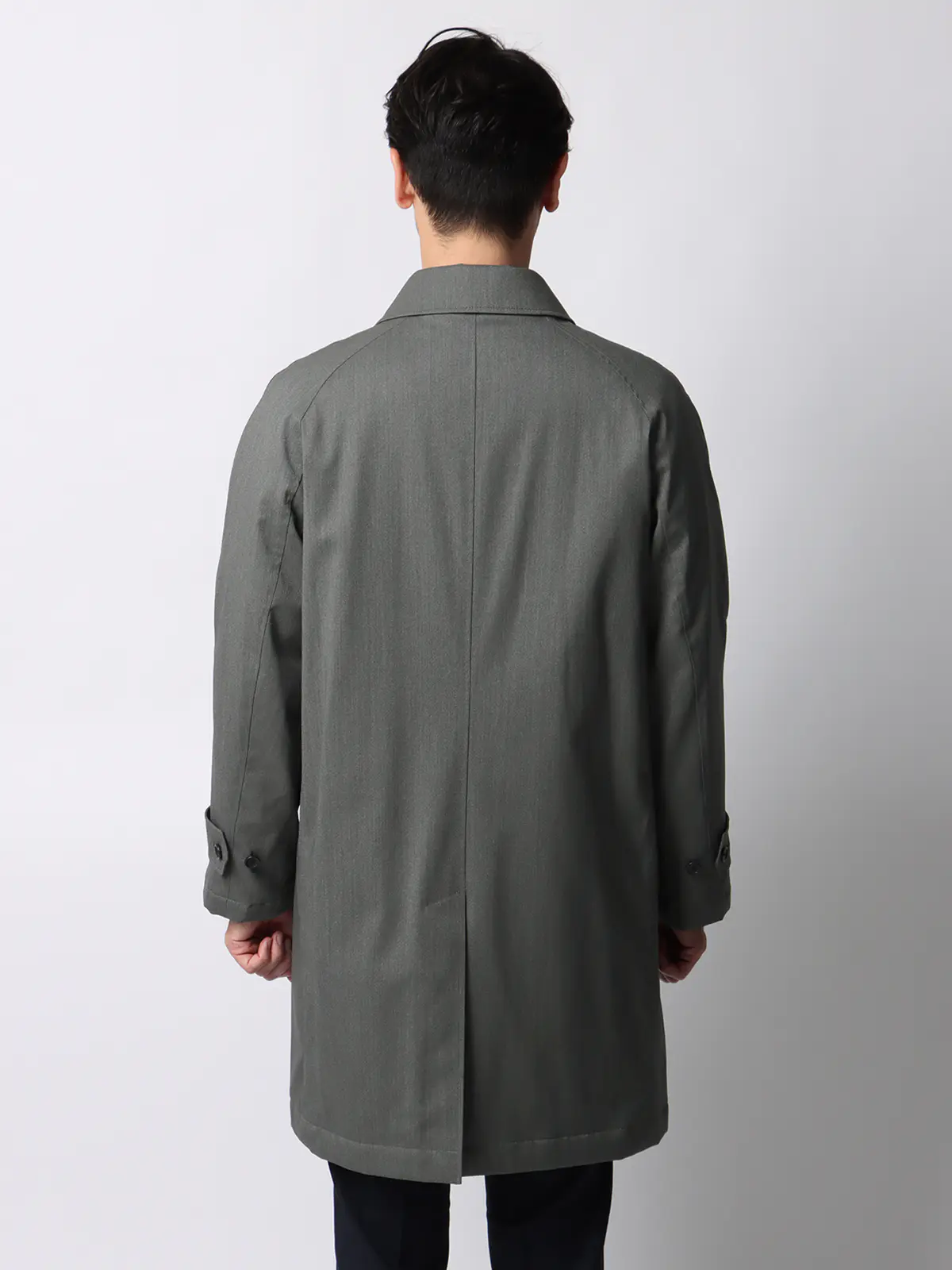 中綿ステンカラーコート／CANONICO／OFFLIMITS／撥水／防風／無地 グレー 3L