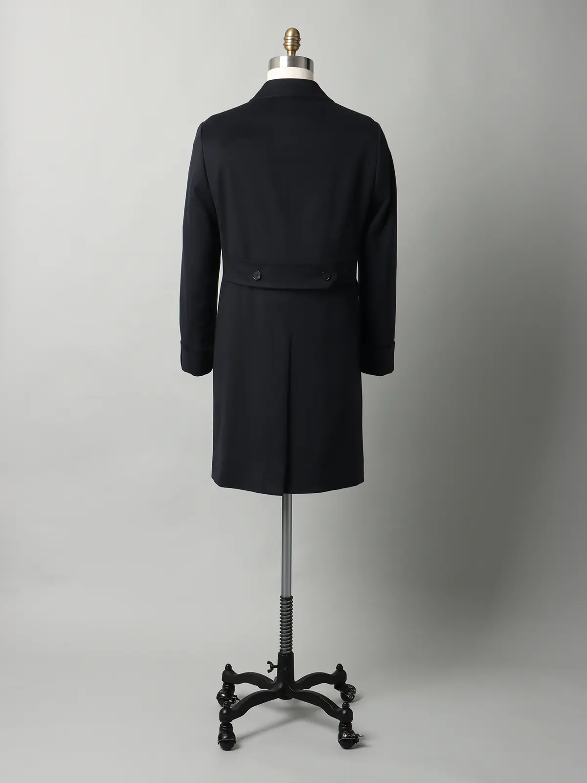 【11/7~販売開始】シングルチェスターコート/MTR/ピュアカシミヤビーバー/無地 ネイビー S