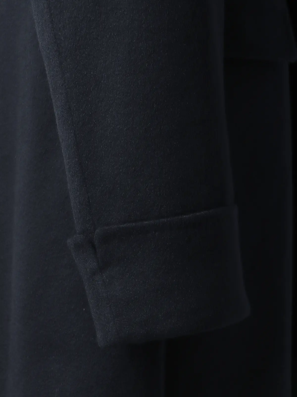 【11/7~販売開始】シングルチェスターコート/MTR/ピュアカシミヤビーバー/無地 ネイビー S