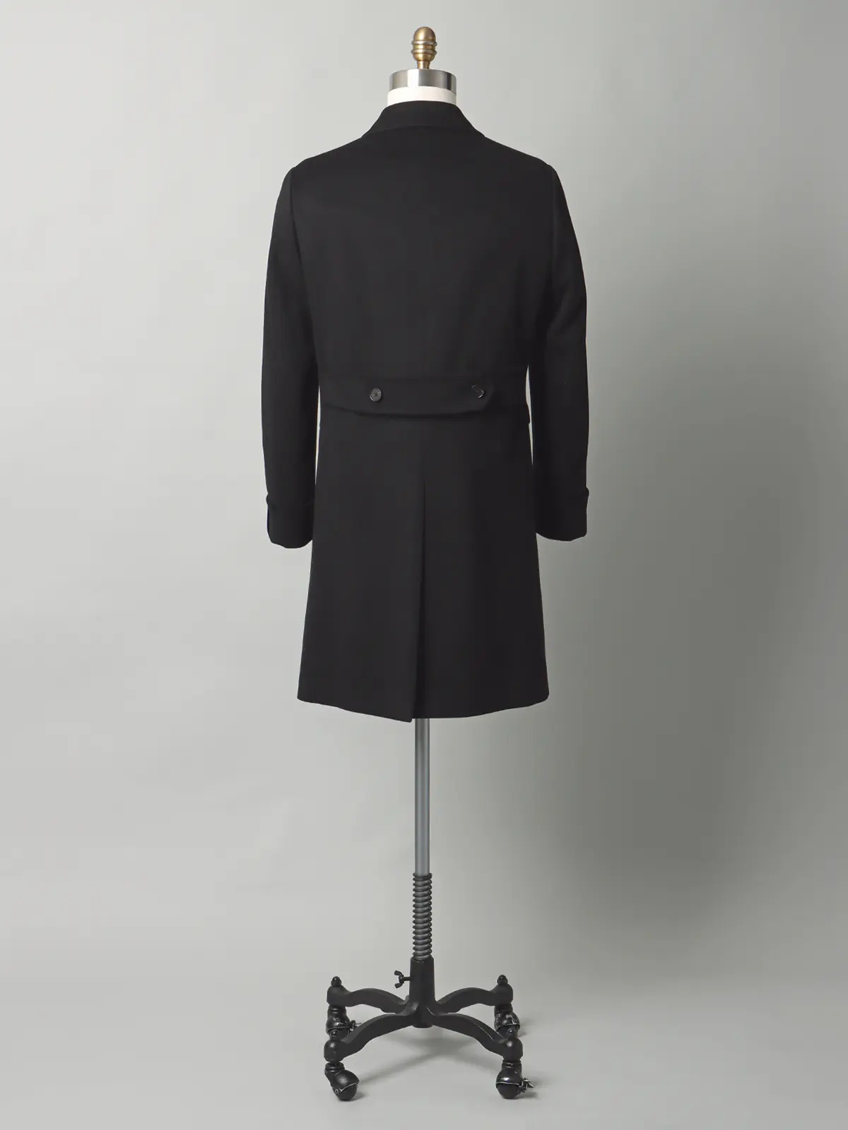 【11/7~販売開始】シングルチェスターコート/MTR/ピュアカシミヤビーバー/無地 ブラック S