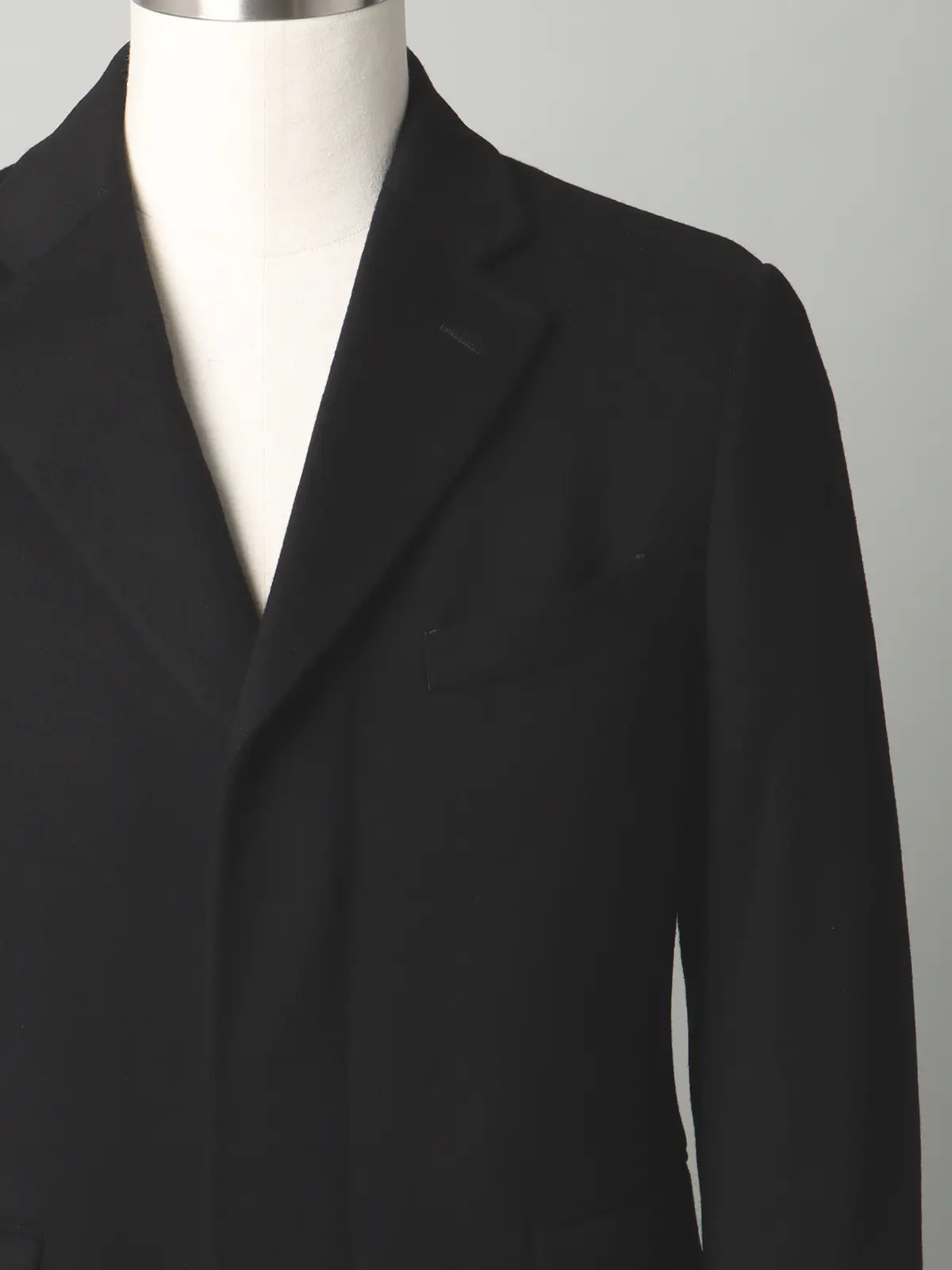 【11/7~販売開始】シングルチェスターコート/MTR/ピュアカシミヤビーバー/無地 ブラック S