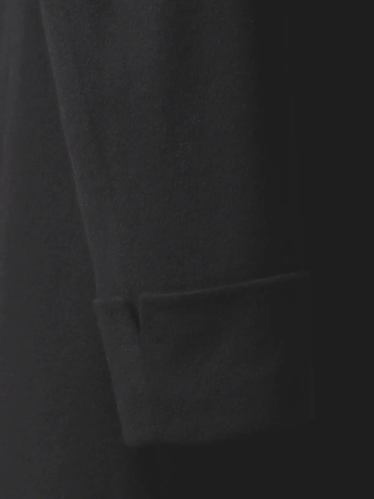 【11/7~販売開始】シングルチェスターコート/MTR/ピュアカシミヤビーバー/無地 ブラック S