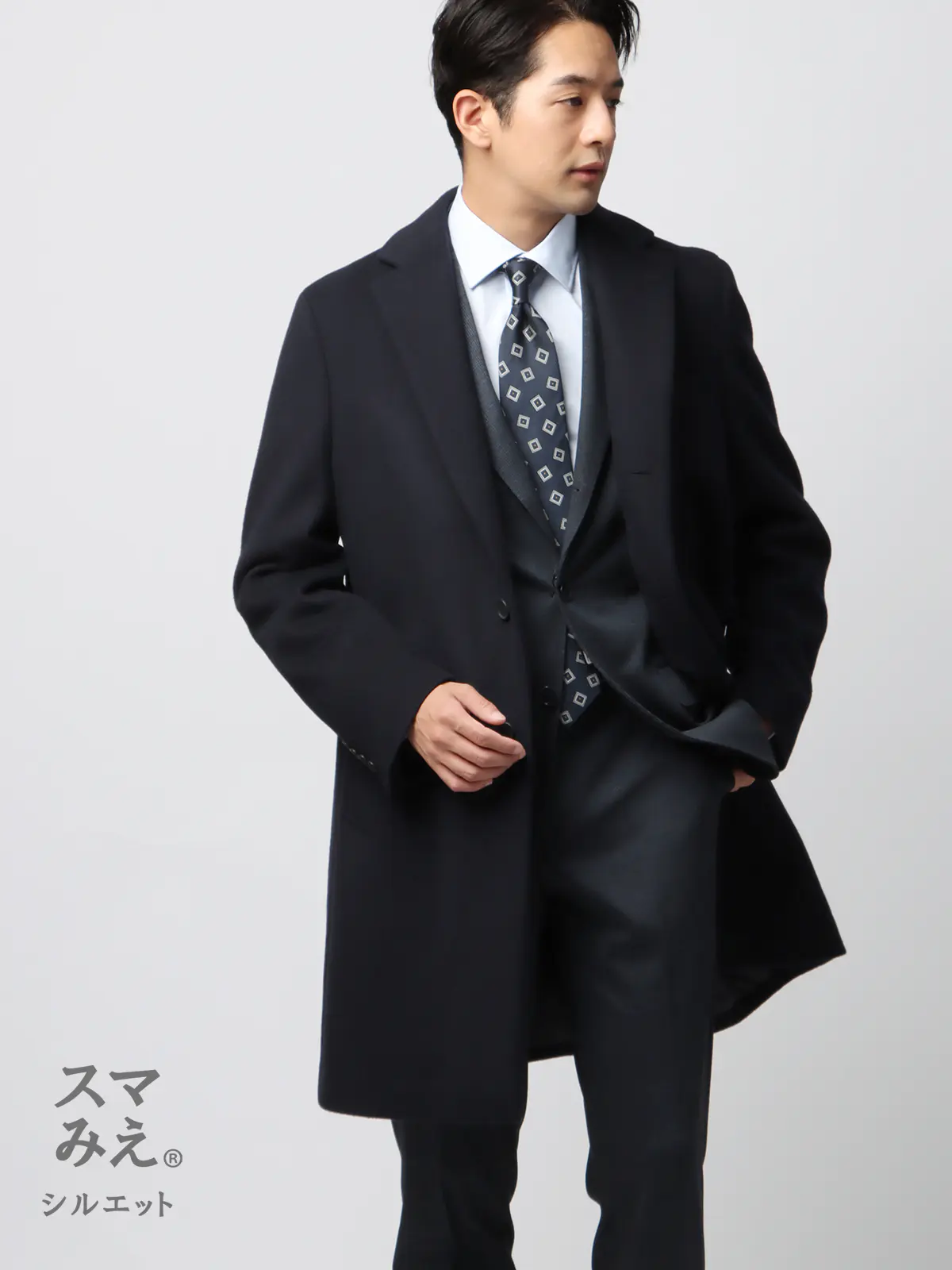 MHL. 黒 チェスターコート Sサイズ セール】 ウールライトメルトン チェスターコート （その他