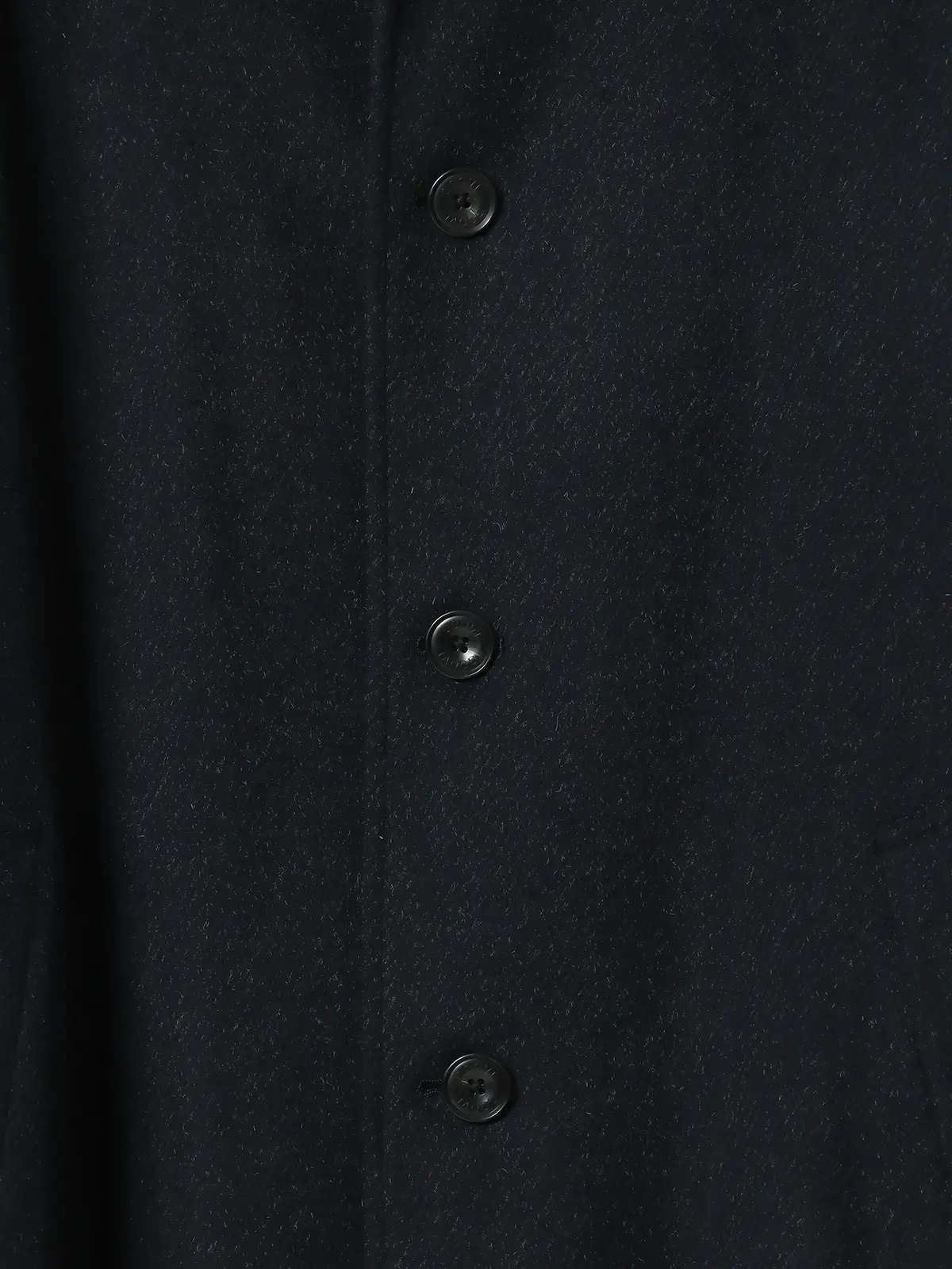 【9月下旬発売予定】GOOVI／ベルテッドステンカラーコート／ウールナイロン／ベルト付き ネイビー系 0