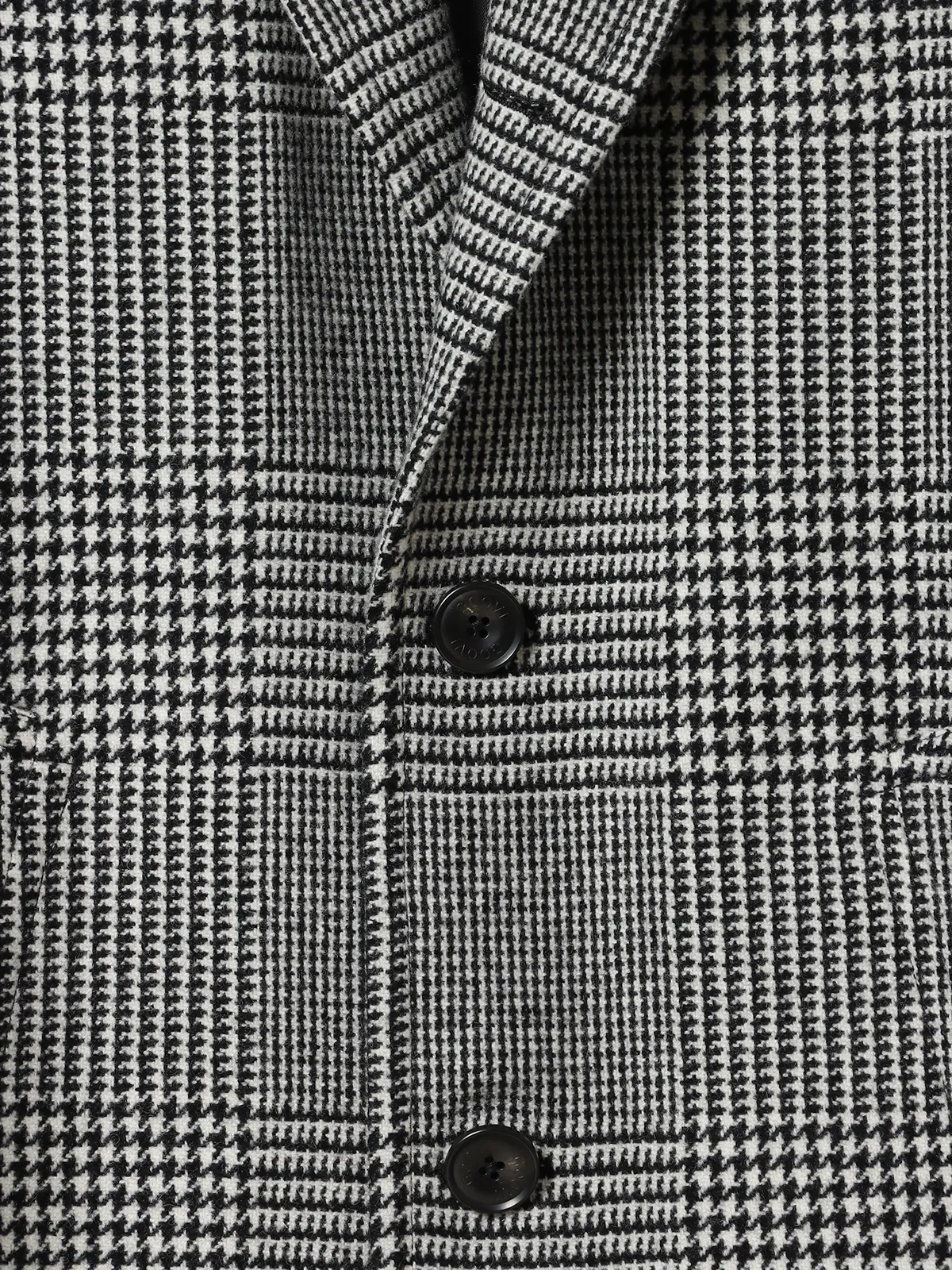 【10月上旬発売予定】GOOVI／シングルチェスターコート／ウールカシミヤ／ソフトツイード グレー系 0