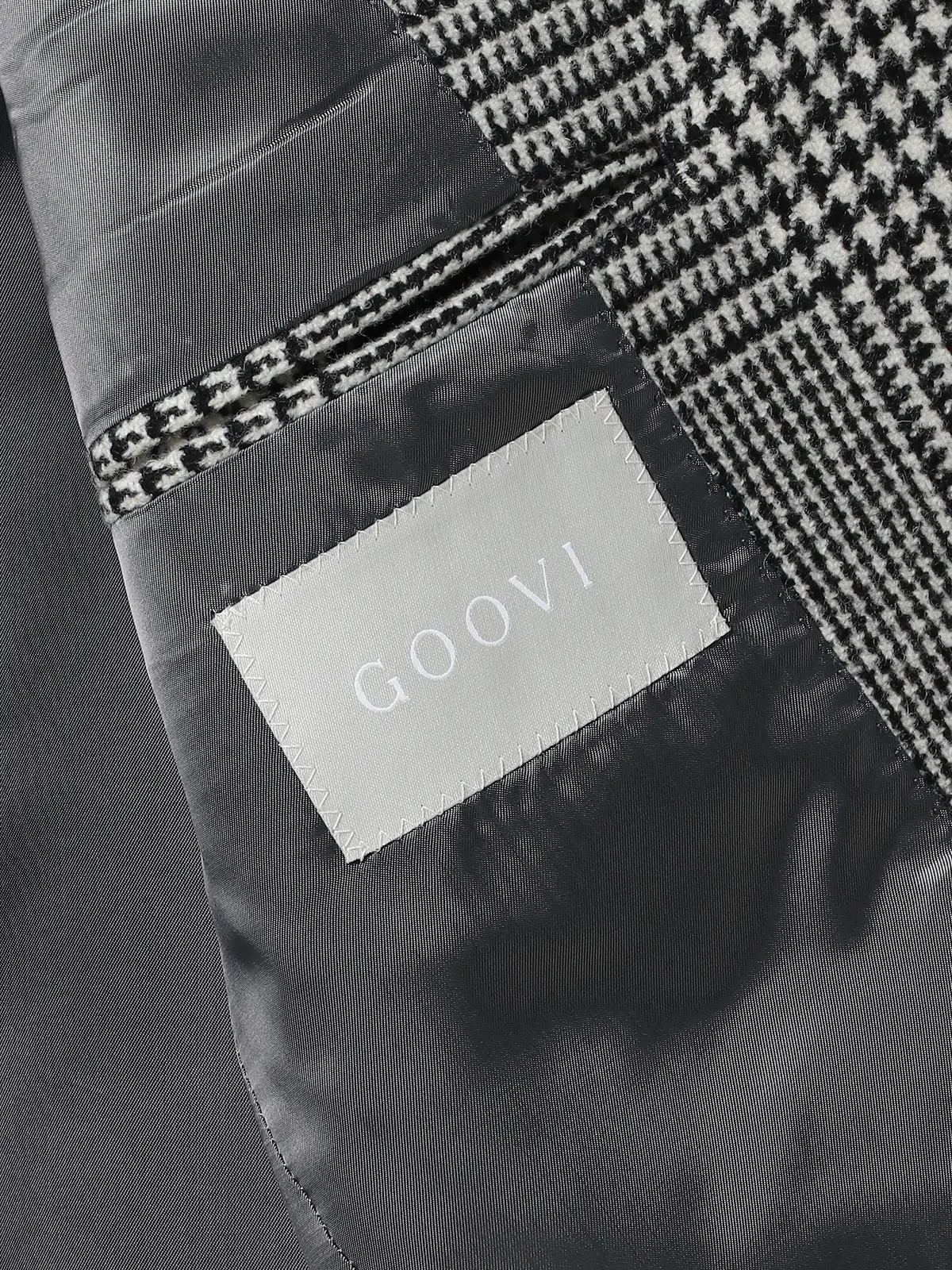 【10月上旬発売予定】GOOVI／シングルチェスターコート／ウールカシミヤ／ソフトツイード グレー系 0