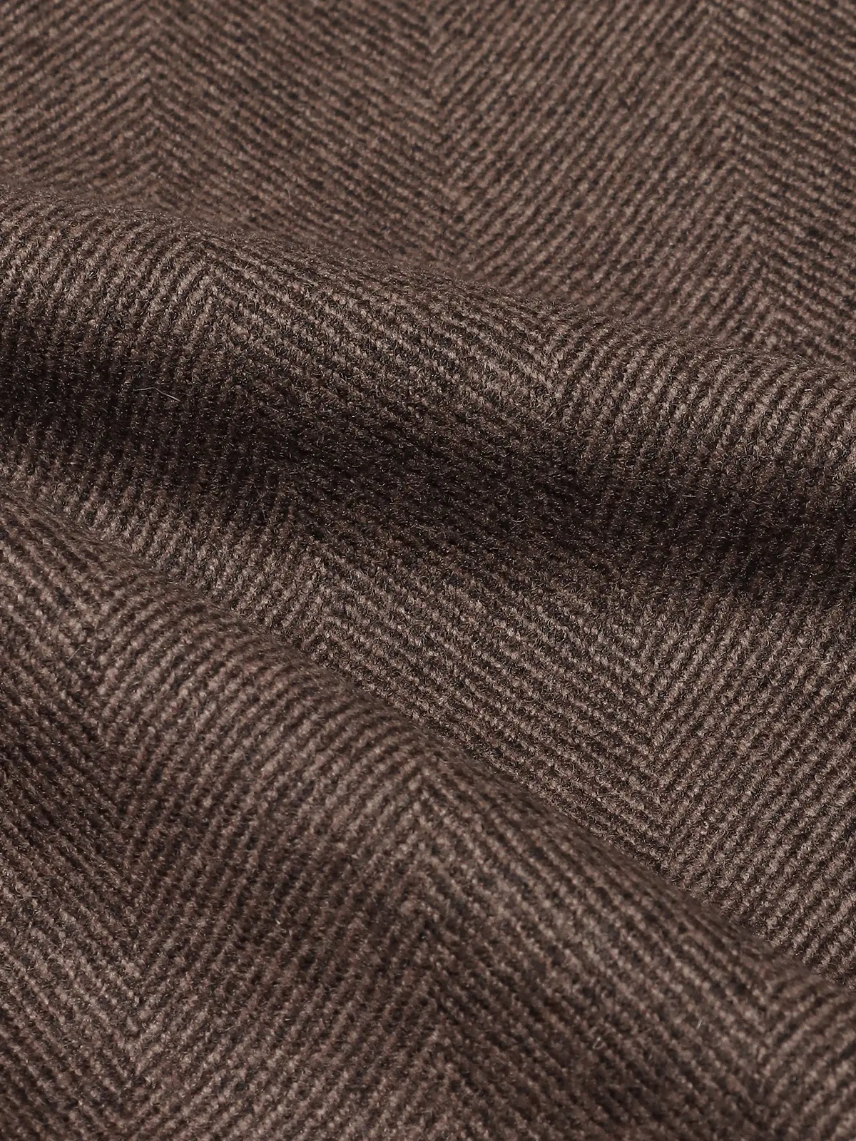 【9月下旬発売予定】GOOVI／シングルチェスターコート／ウールカシミヤ／ソフトツイード ブラウン系 0