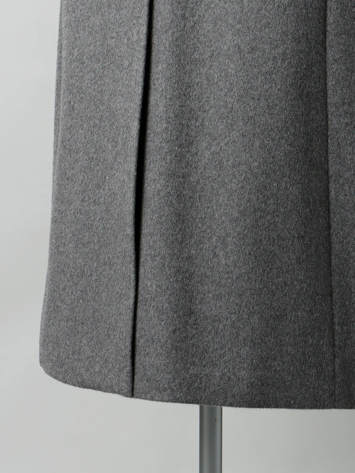 FUMIYA HIRANO/ダブルチェスターコート/ウールカシミヤ/無地 グレー S