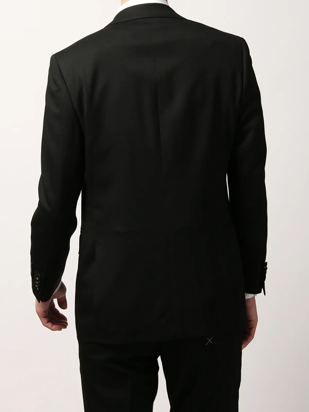 スーツ／フォーマル／2つボタン／無地／IZ01 ブラック 体型（DROP):スリム　8DROP(YA体),身長:175cm