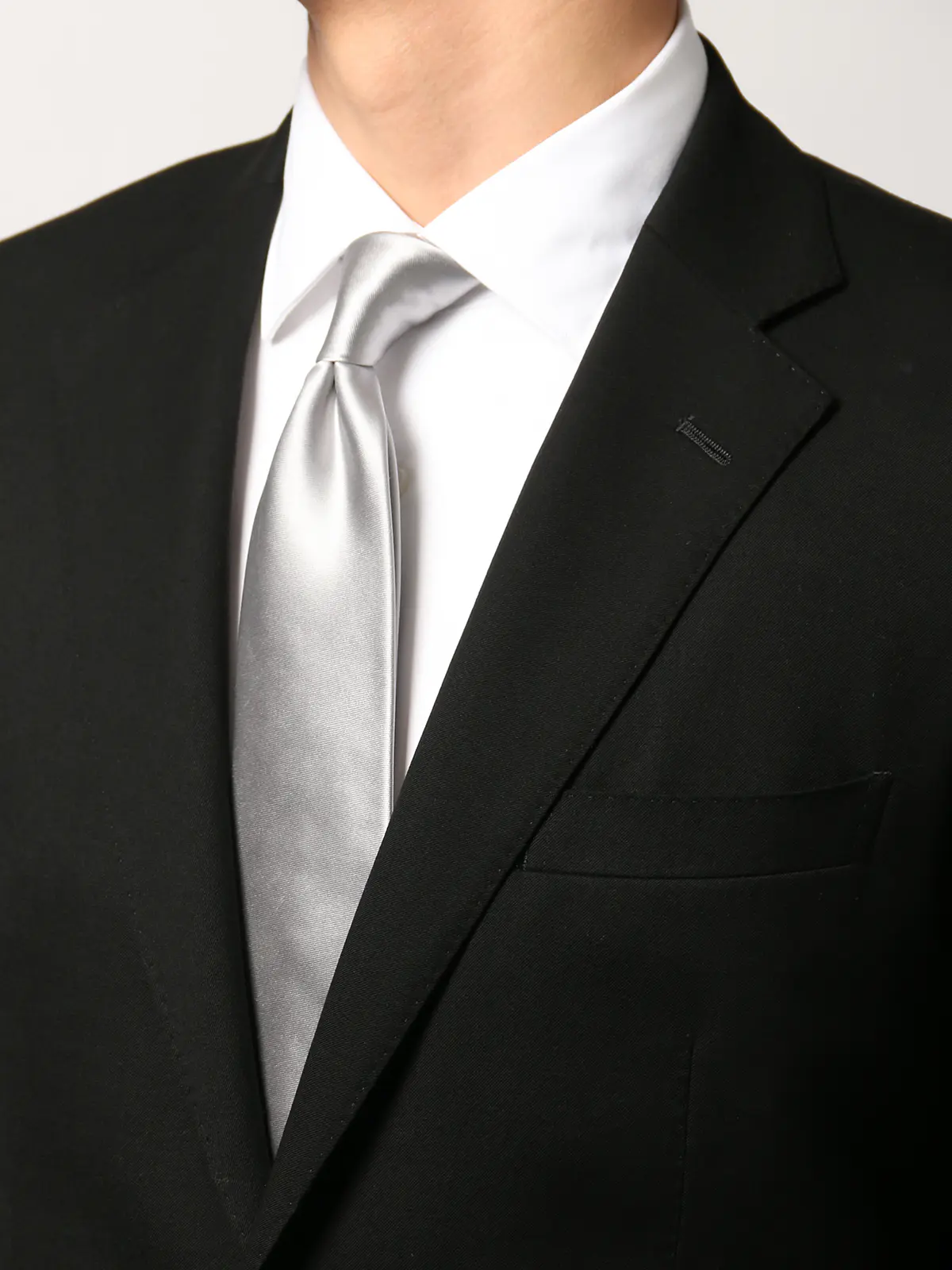 スーツ／フォーマル／2つボタン／無地／IZ01 ブラック 体型（DROP):スリム　8DROP(YA体),身長:175cm