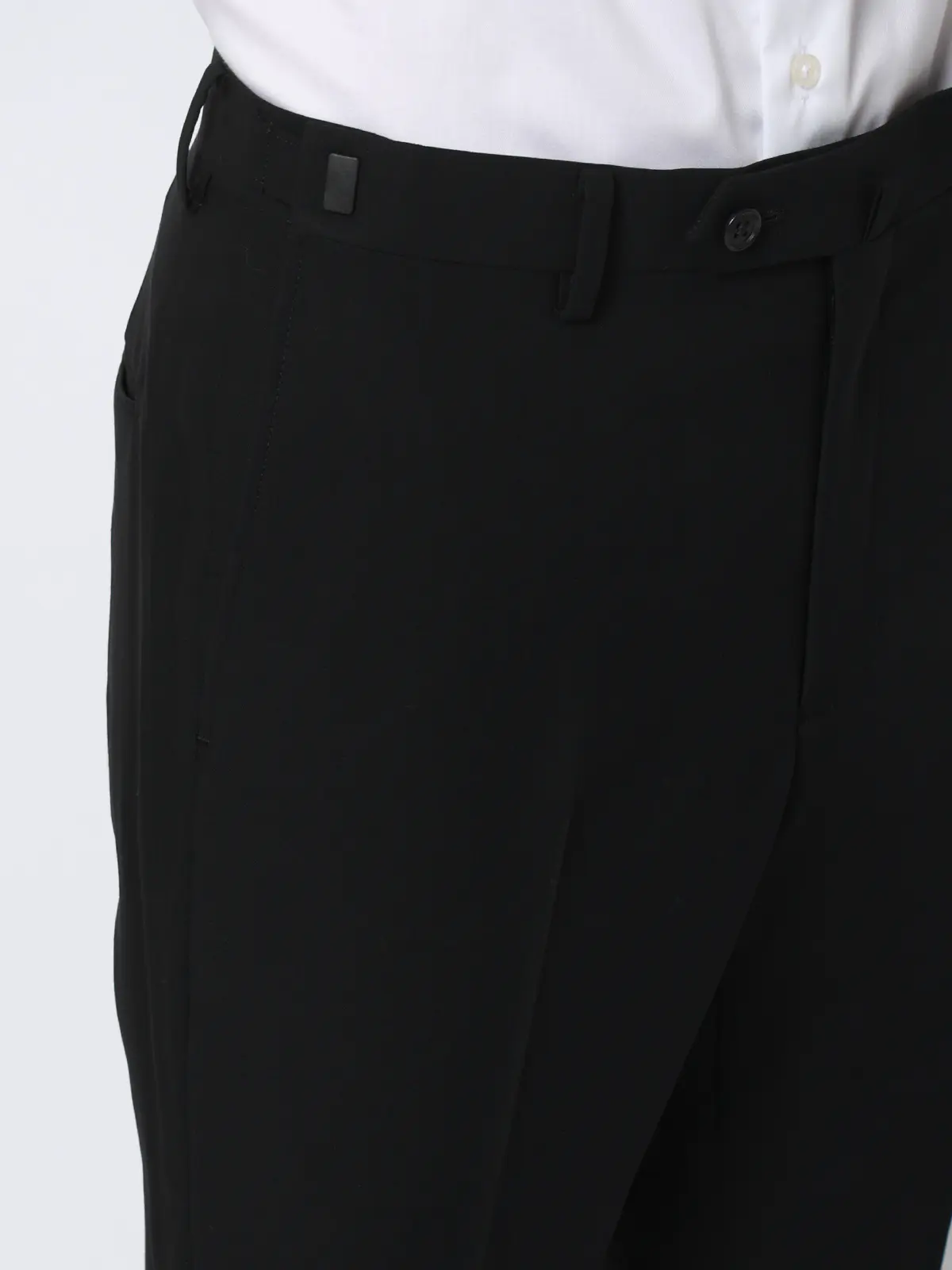 スーツ／サマーフォーマル／接触冷感／2つボタン／無地／TR29 ブラック 体型（DROP):スリム　8DROP(YA体),身長:160cm