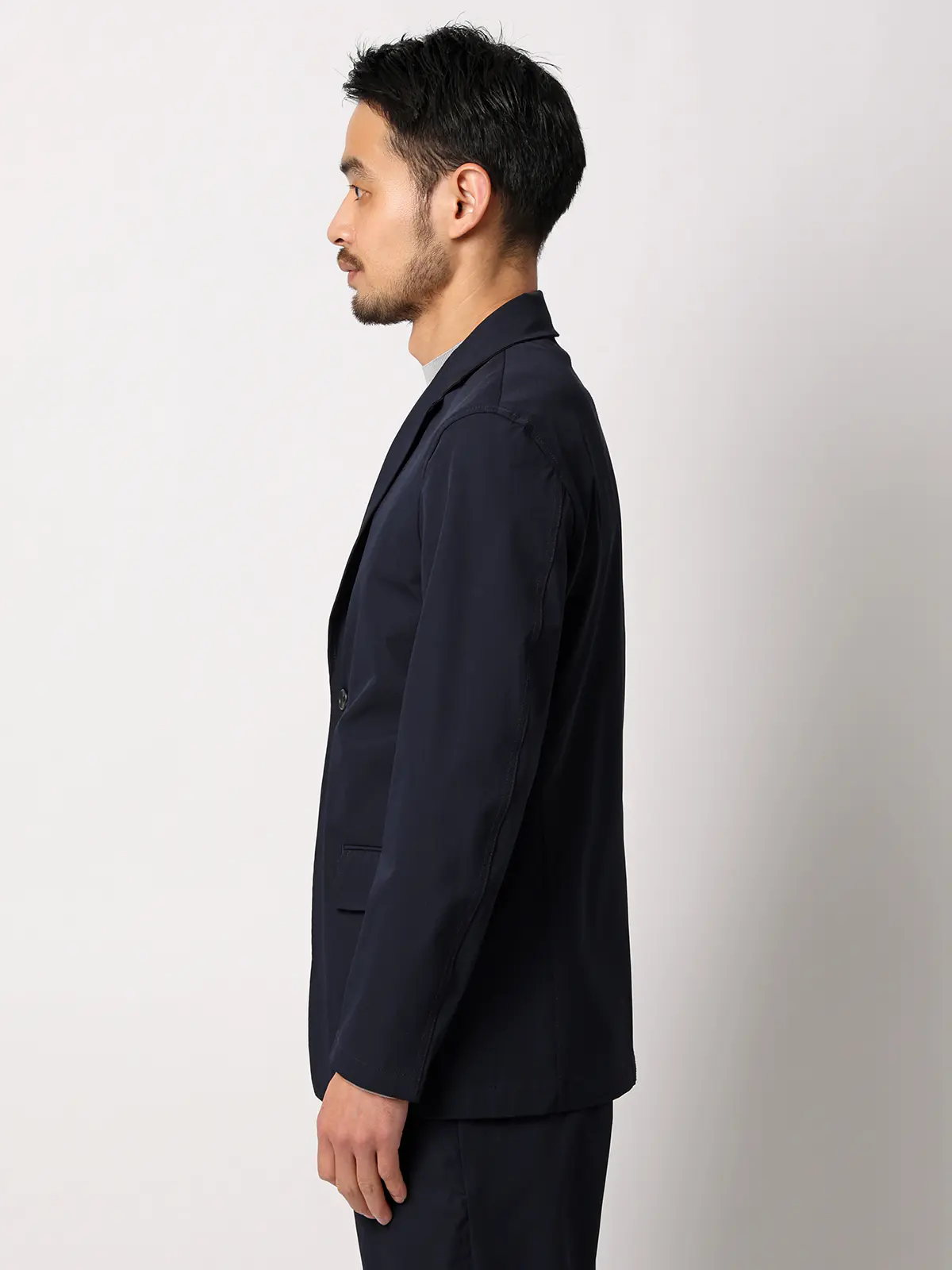 PERFORMANCE SUIT/ジャケット&パンツセットアップ/ウォッシャブル/裾上げ済み ネイビー S