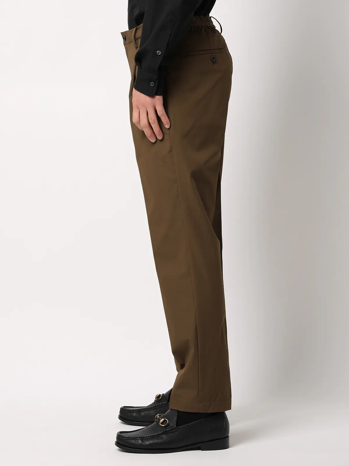 PERFORMANCE SUIT/ジャケット&パンツセットアップ/ウォッシャブル/裾上げ済み カーキ S