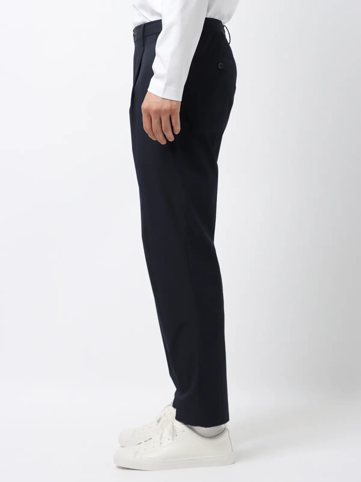 WEB限定／PERFORMANCE SUIT／ジャケット＆パンツ＆ロンTセットアップ／裾上げ済み ネイビー WideLL